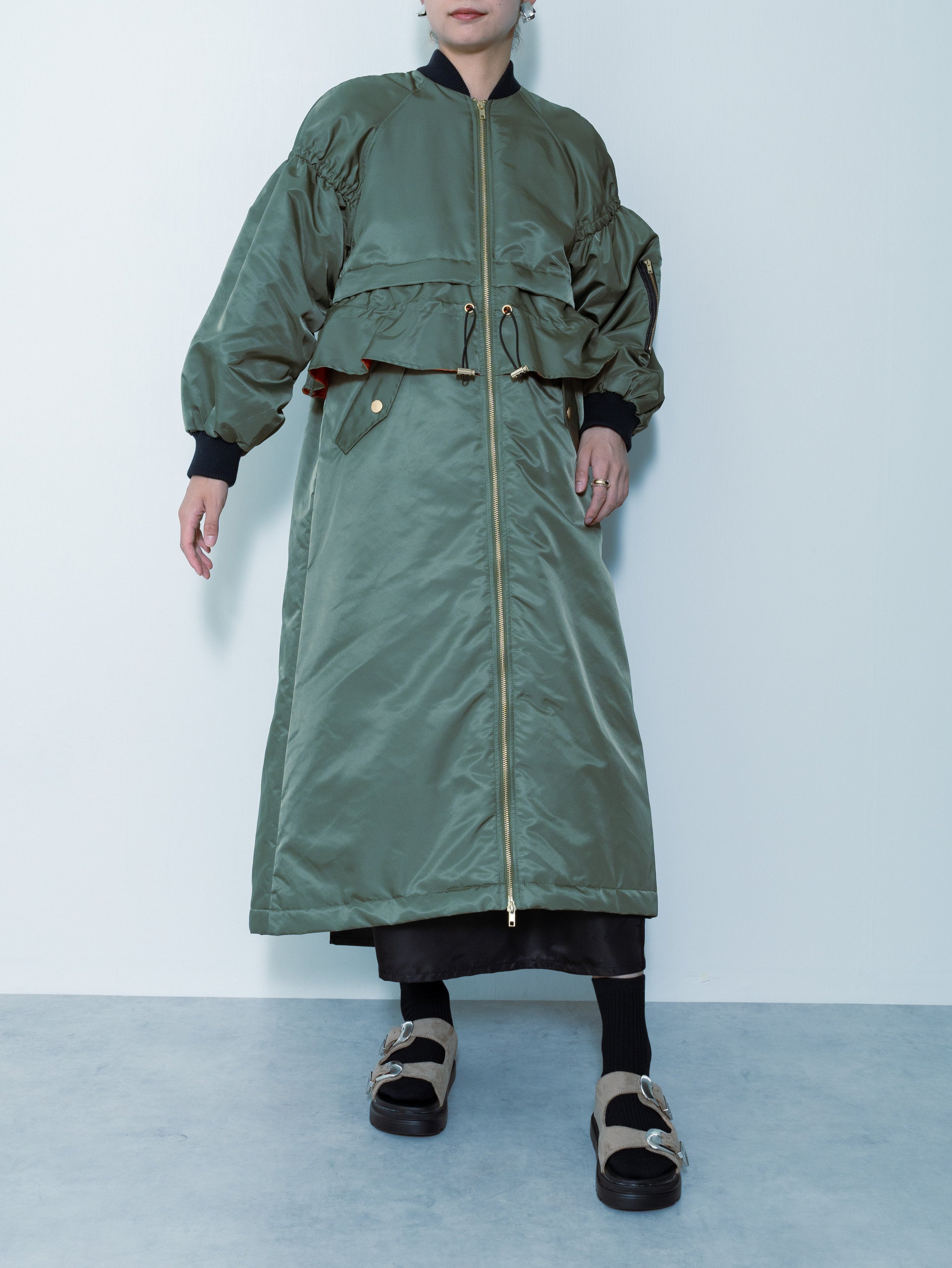 【24AW|DOLLUPOOPS】MA-1ロングコート　[600902]