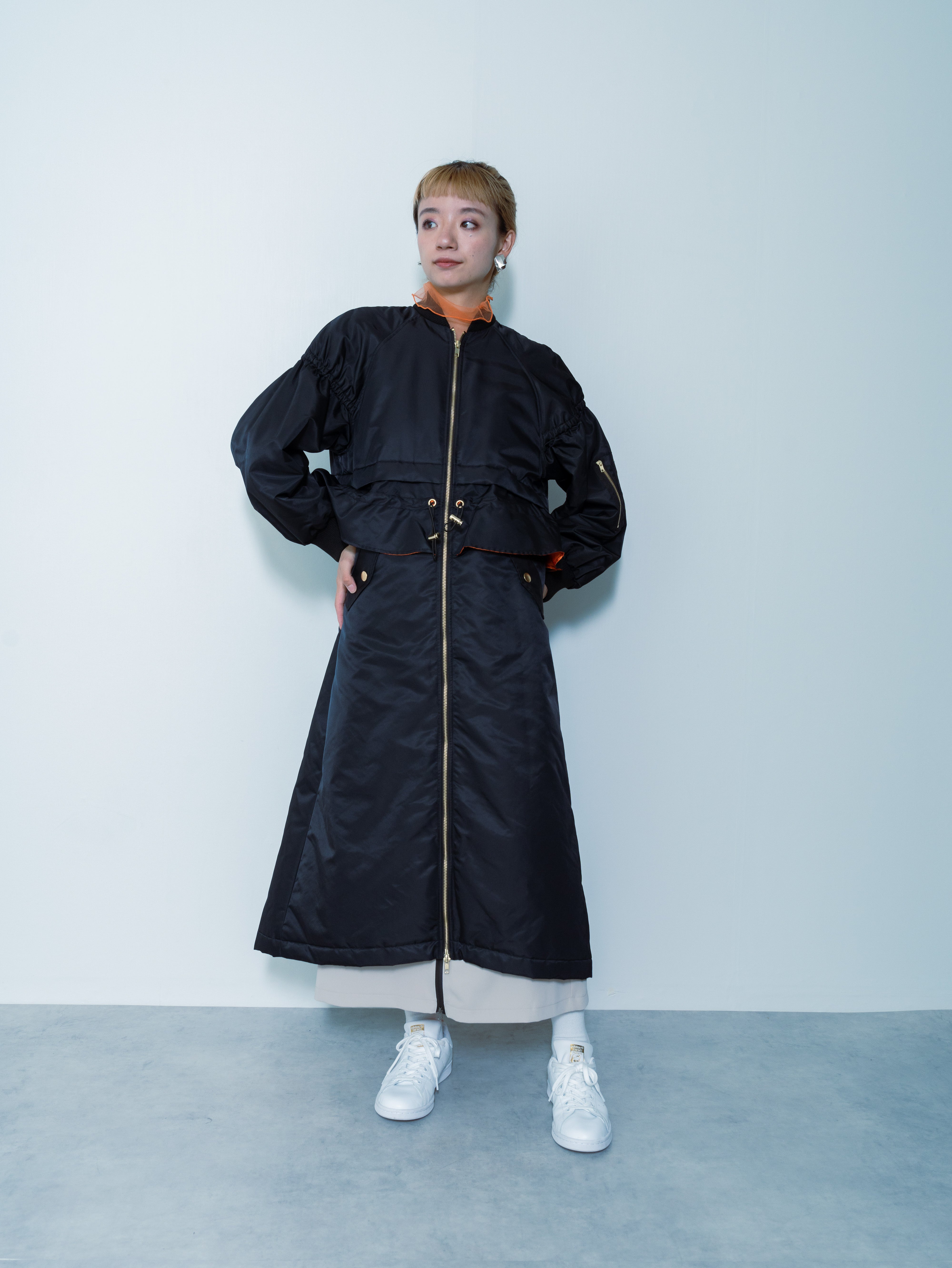 【24AW|DOLLUPOOPS】MA-1ロングコート　[600902]