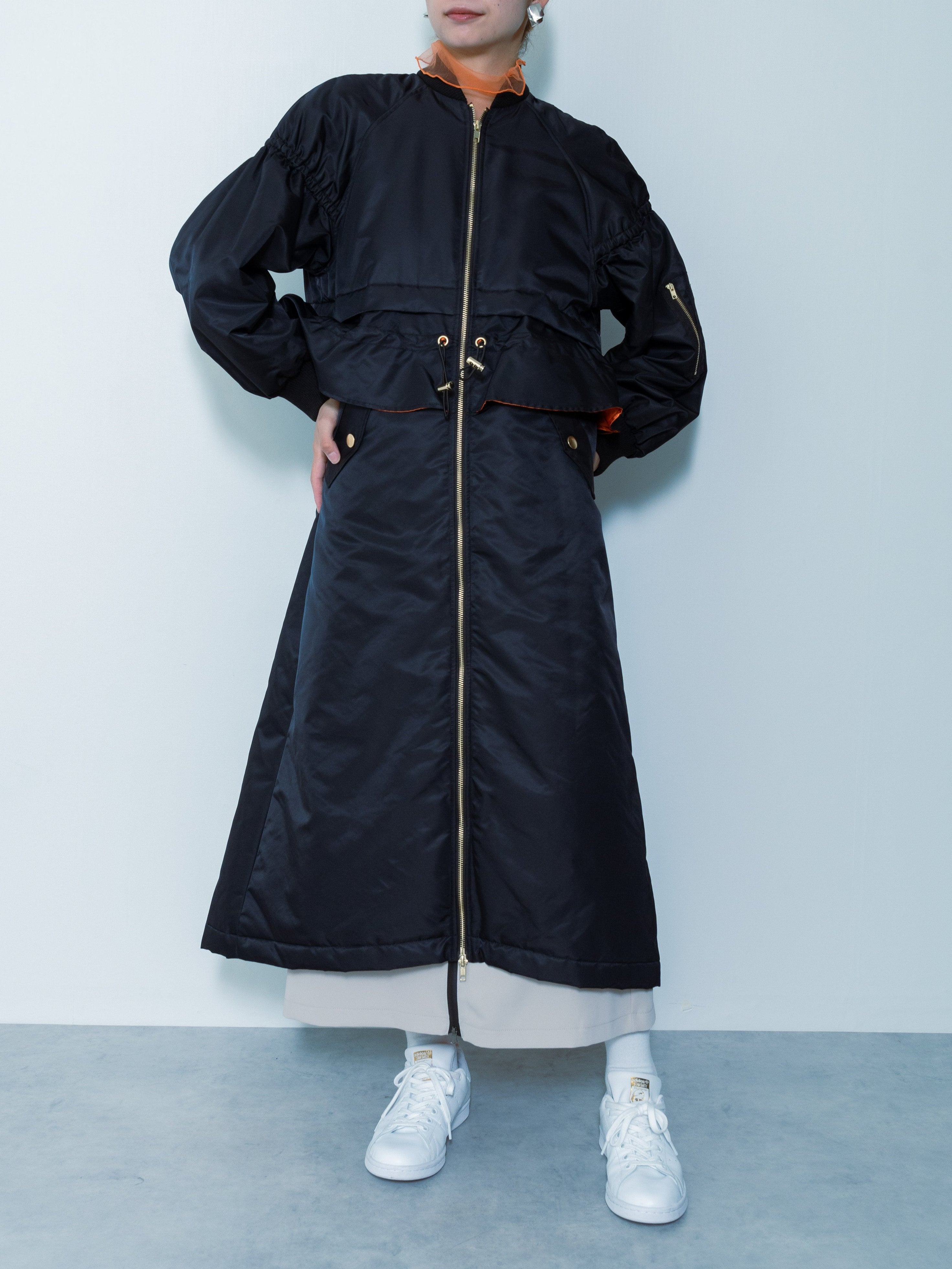 【24AW|DOLLUPOOPS】MA-1ロングコート　[600902]