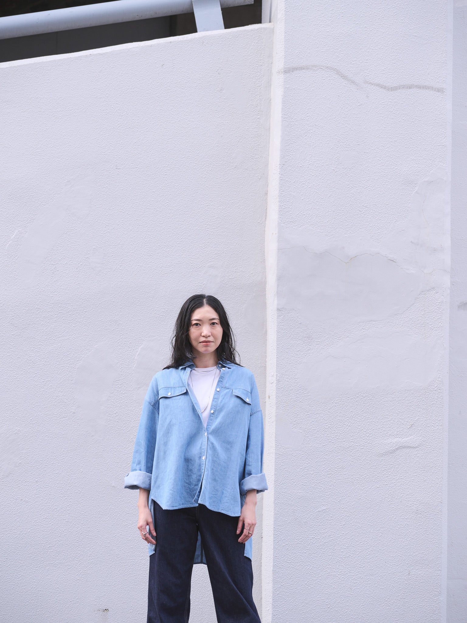 マチャット　デニムジレ STAFF STYLING｜THE SHOP YOHJI YAMAMOTO