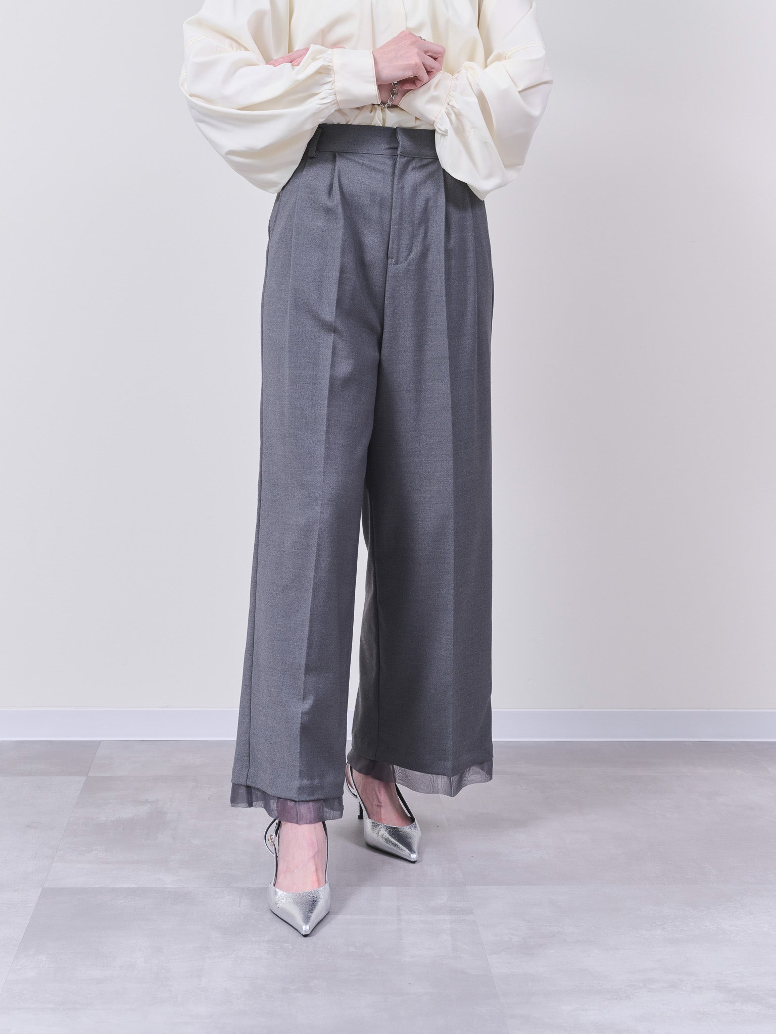 ヘムシアーパンツ　[605521] charcoal