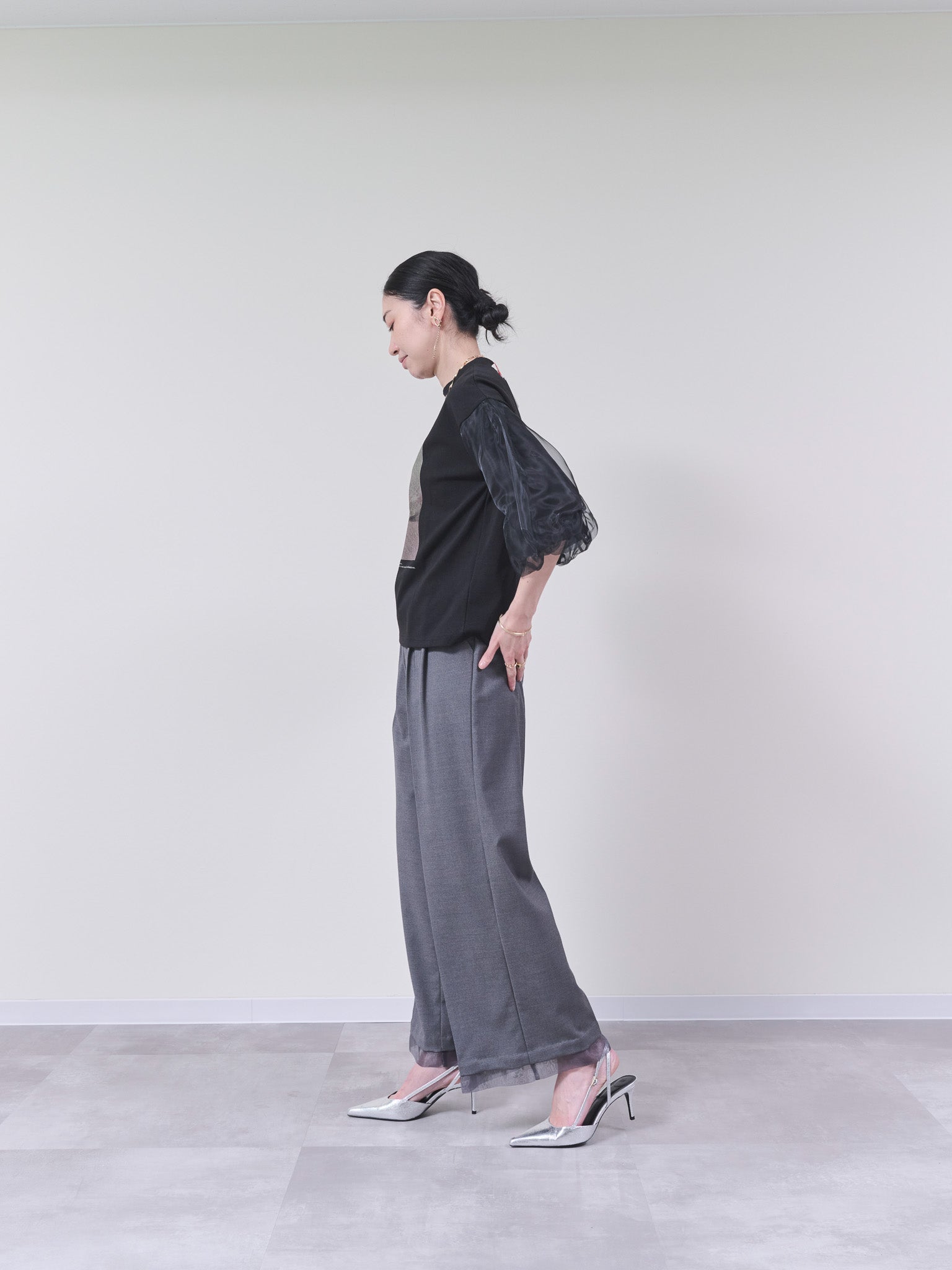 ヘムシアーパンツ　[605521] charcoal