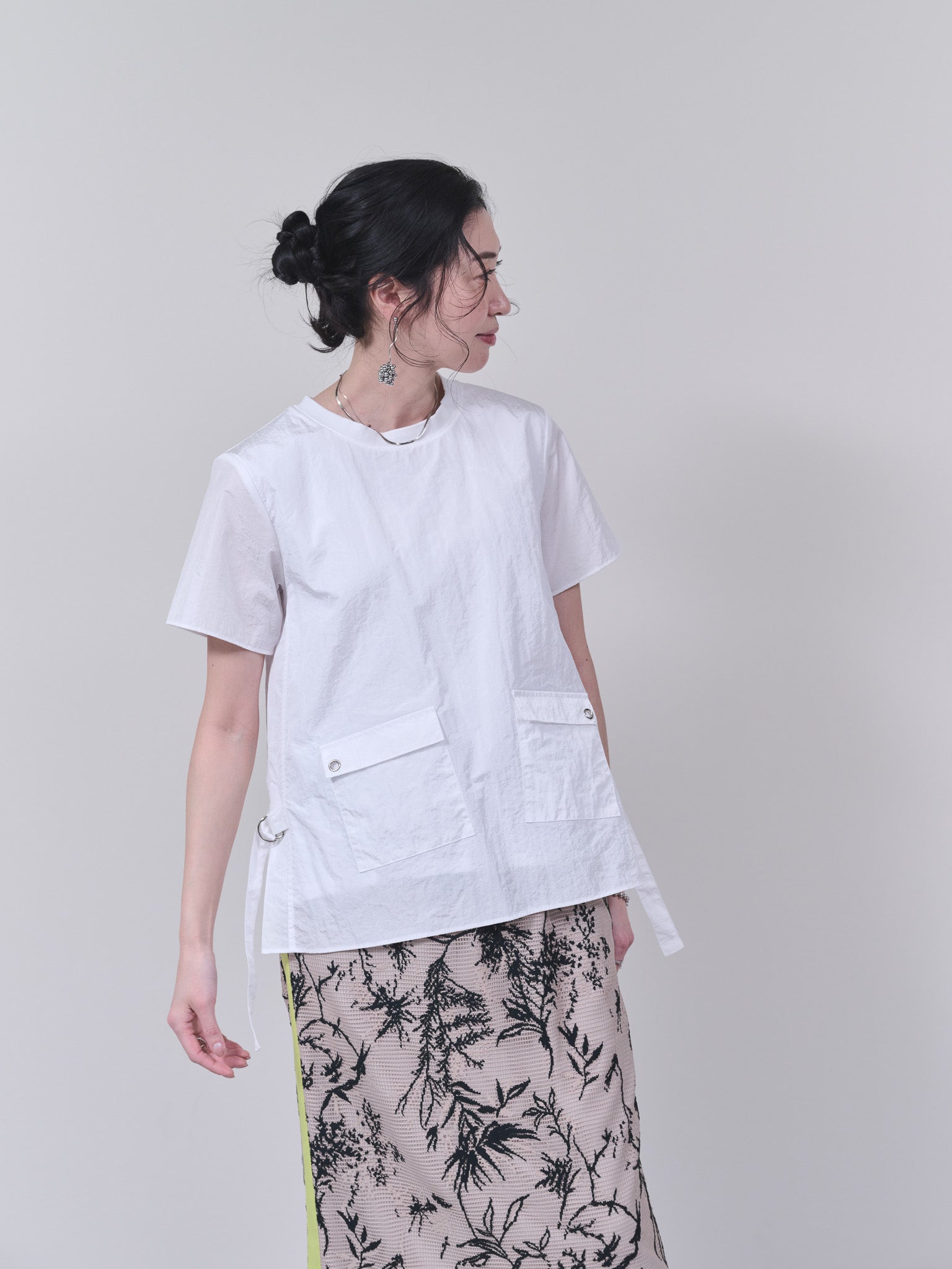 ミリタリーライクトップス [601268] white