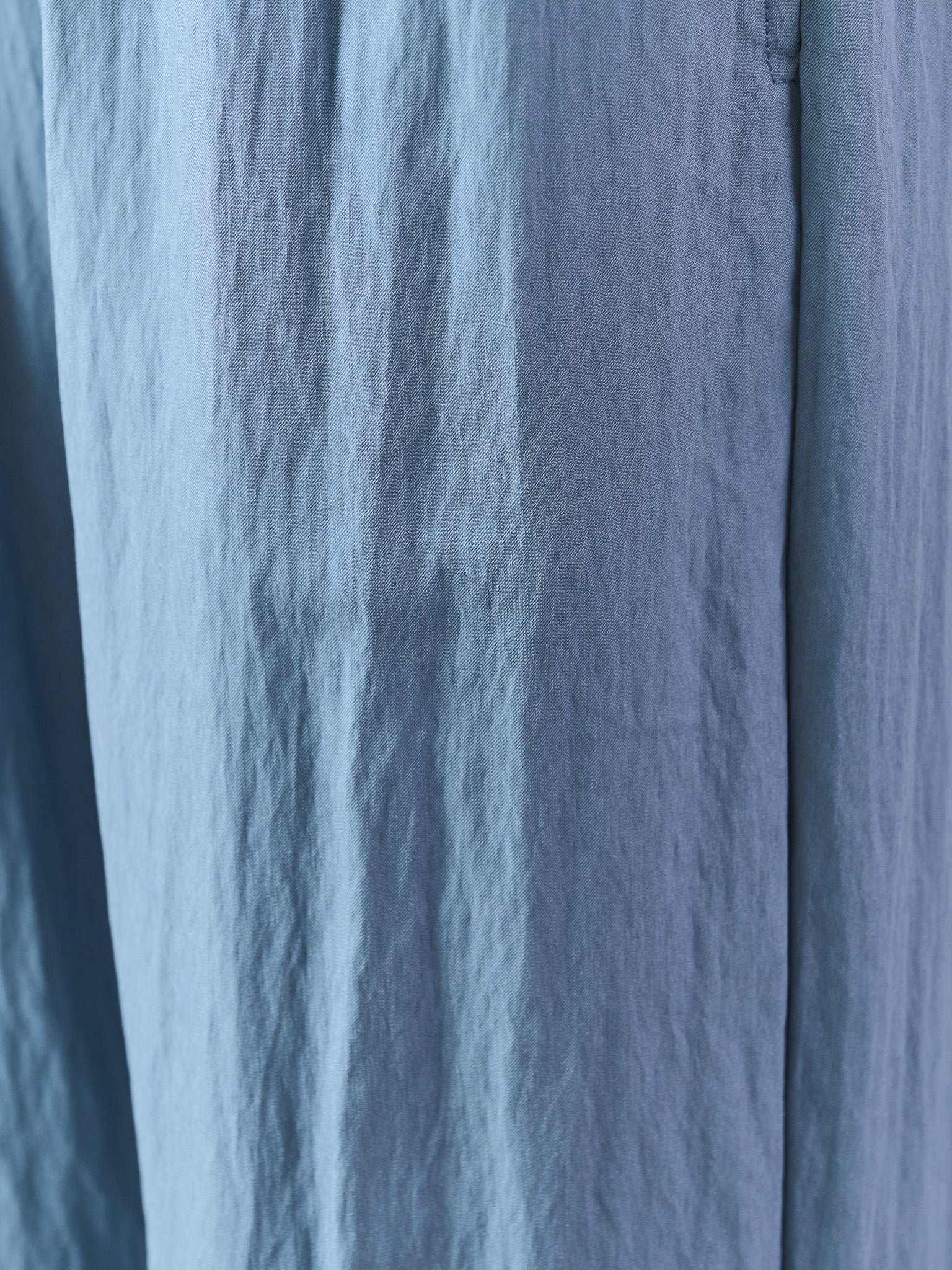 ウエストシャーリング配色ワイドパンツ [601314] blue