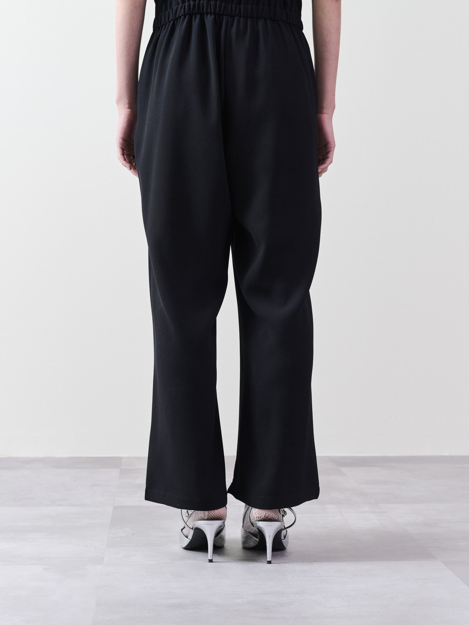 ギャザーストラップオールインワン [601321] black