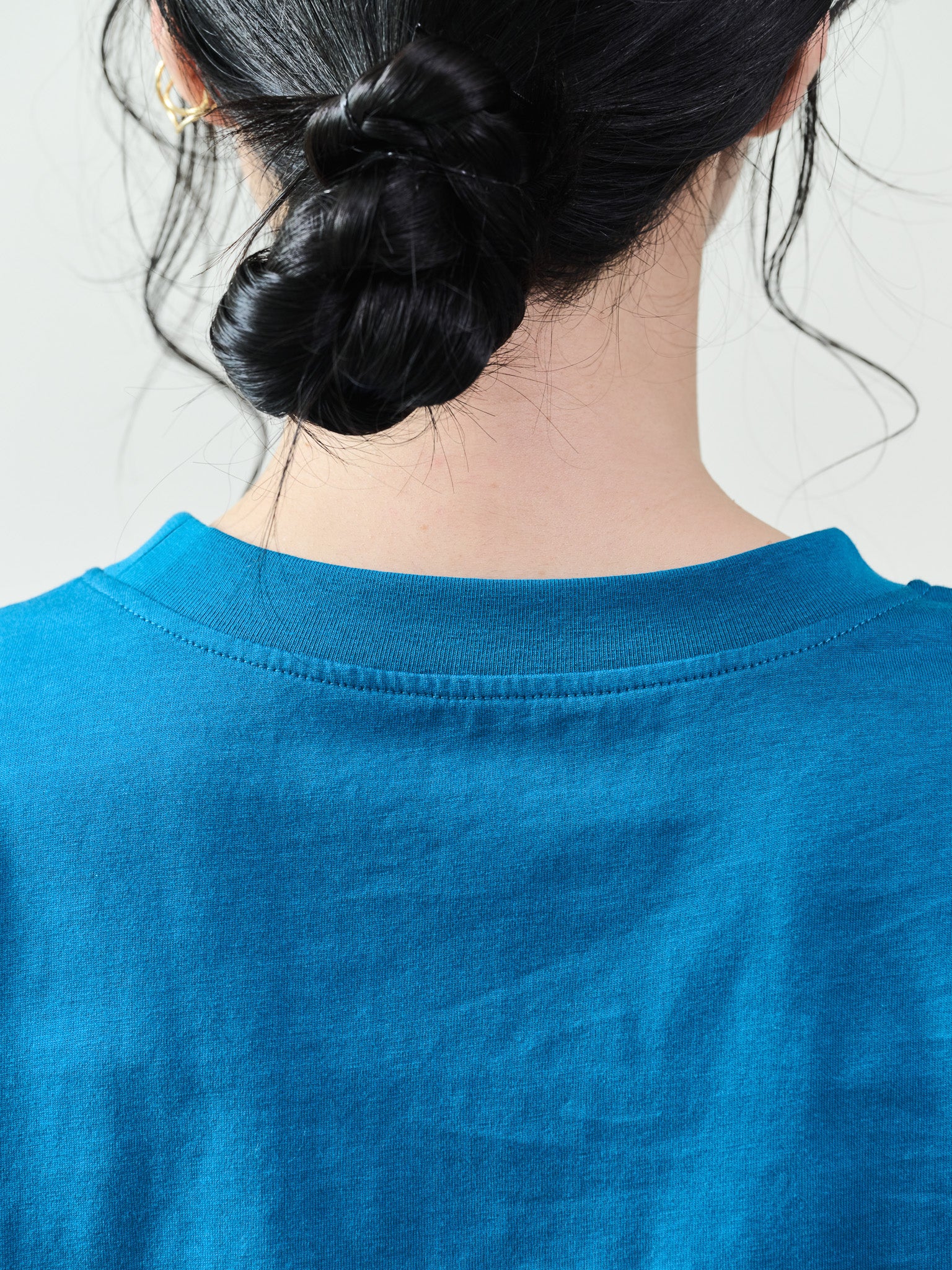 フロントツイストアシメヘムトップス [601325] blue