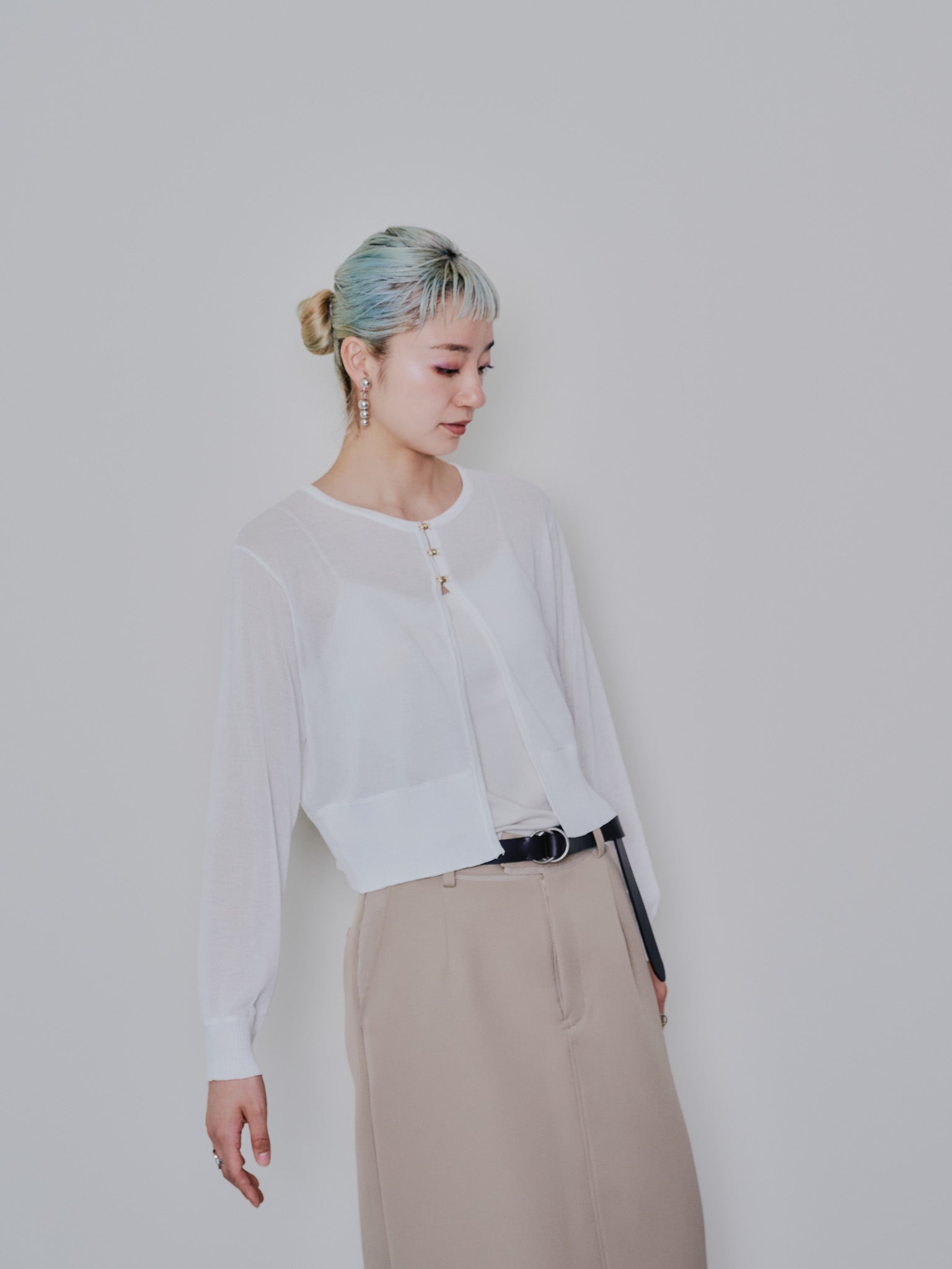 doll up oops - MN323新品 doll up oops カーディガン 38 ブラック トランプ MN323新品 doll up oops カーディガン 38 ブラック トランプ