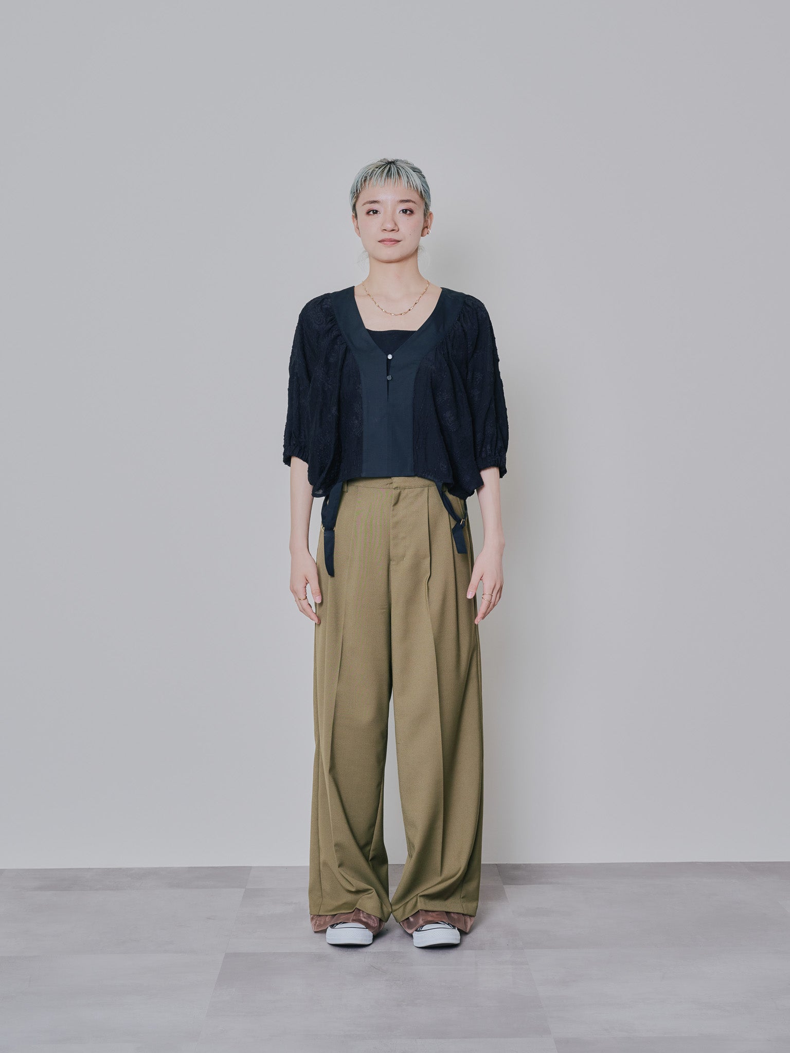 ヘムシアーパンツ　[605521] khaki