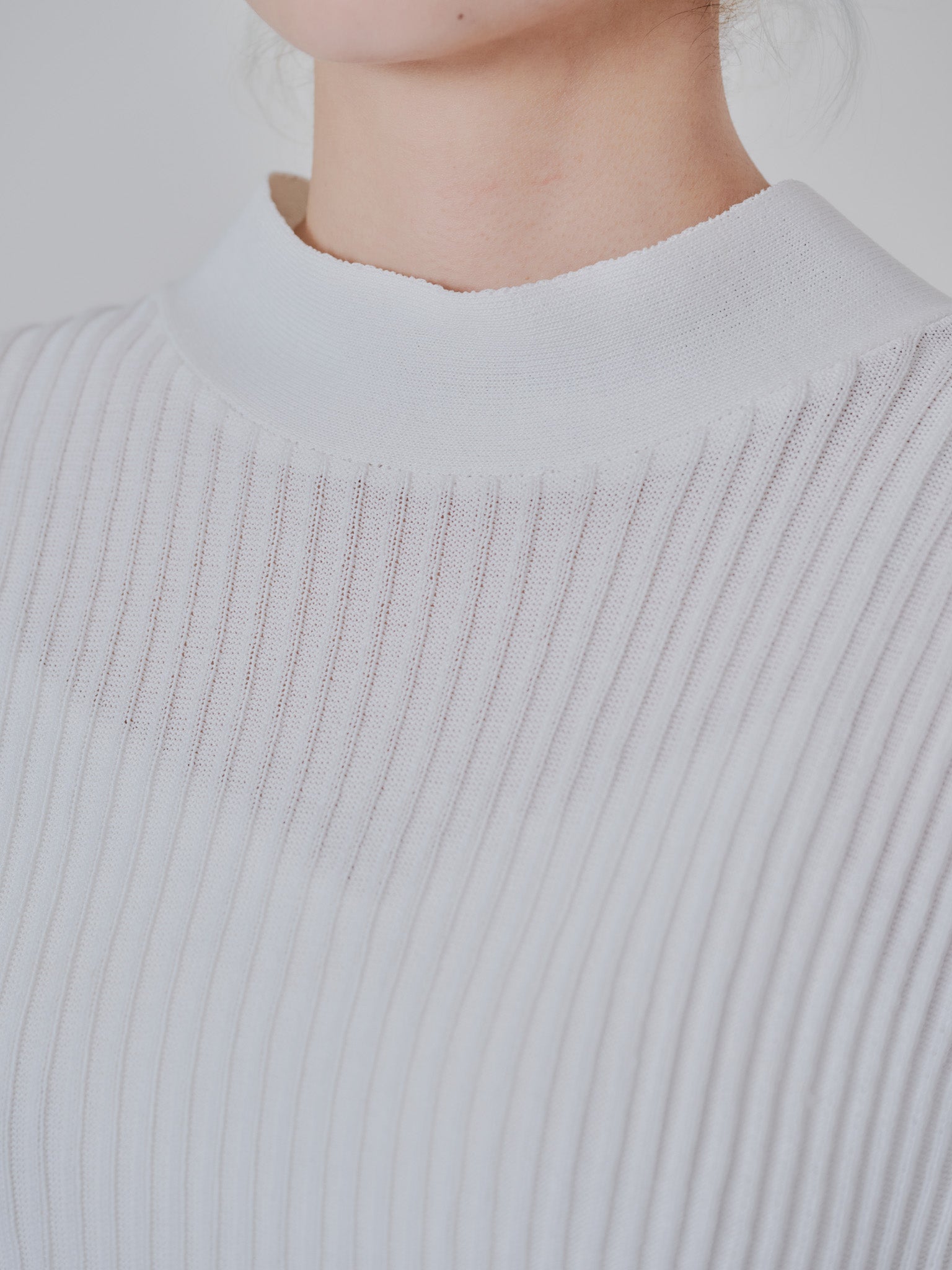 2WAYニット×ブラウストップス [601273] white