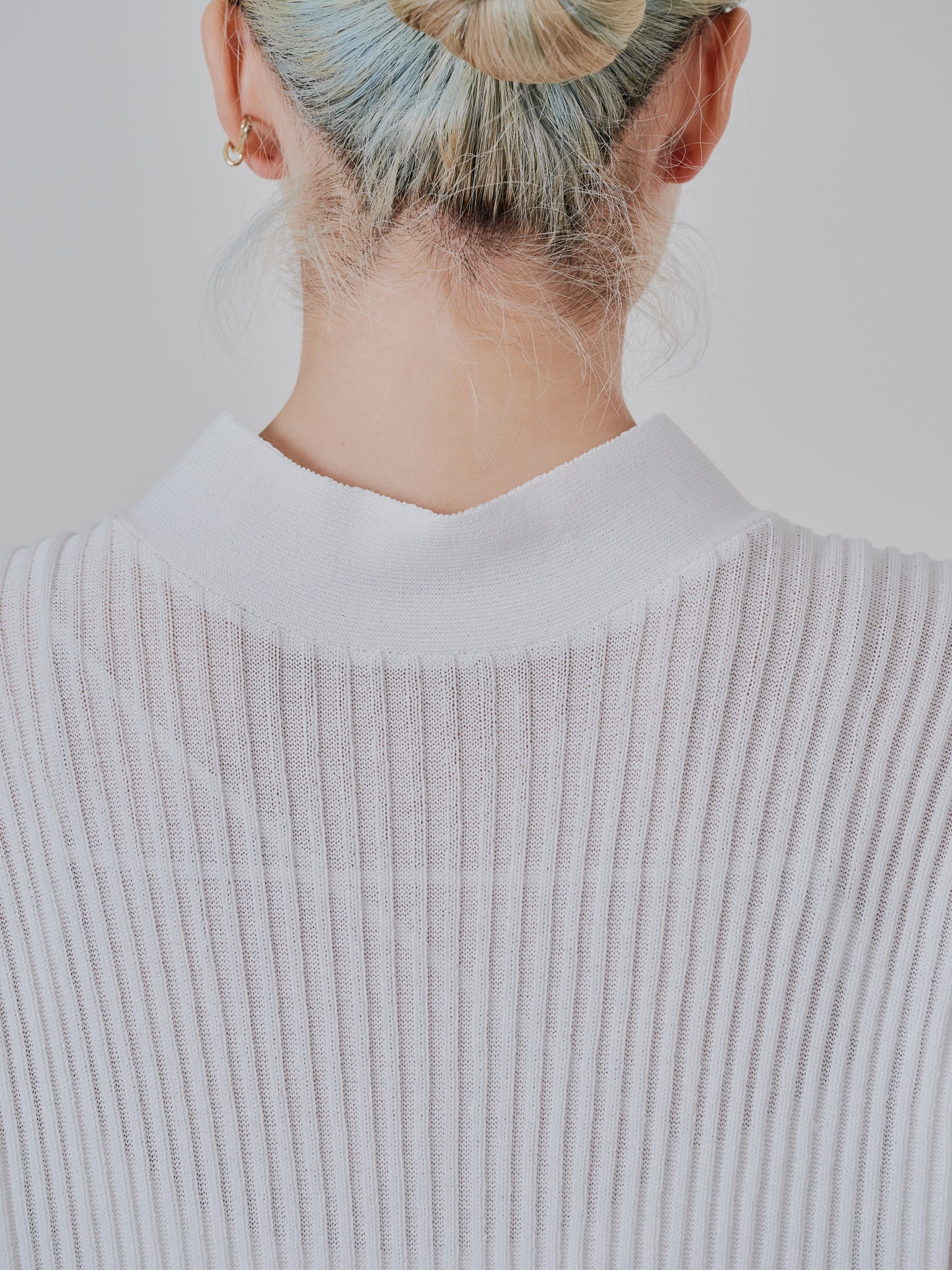 2WAYニット×ブラウストップス [601273] white