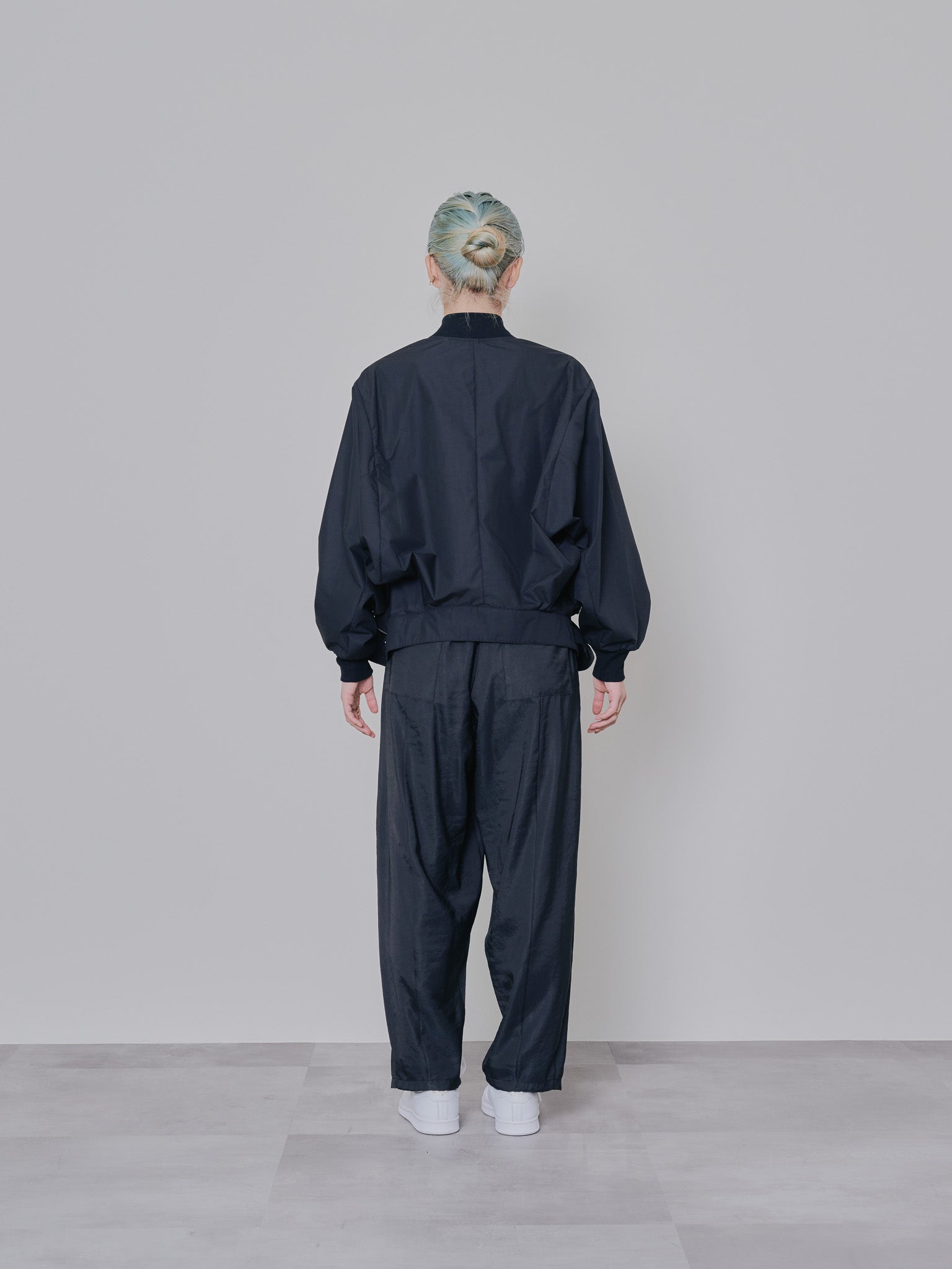 2WAY MA-1シャツ [601277] black