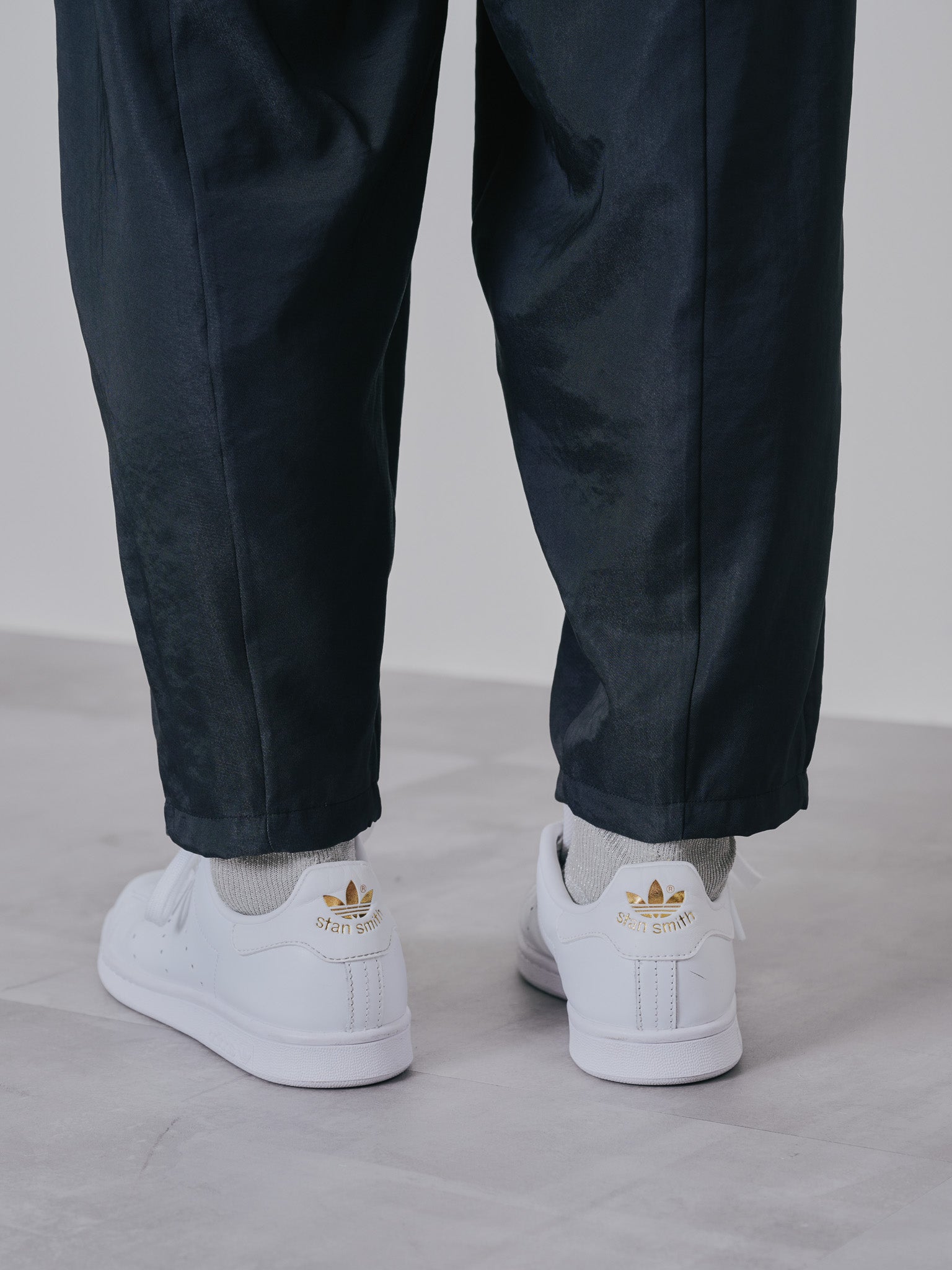ヘムジップコクーンパンツ [601309] black