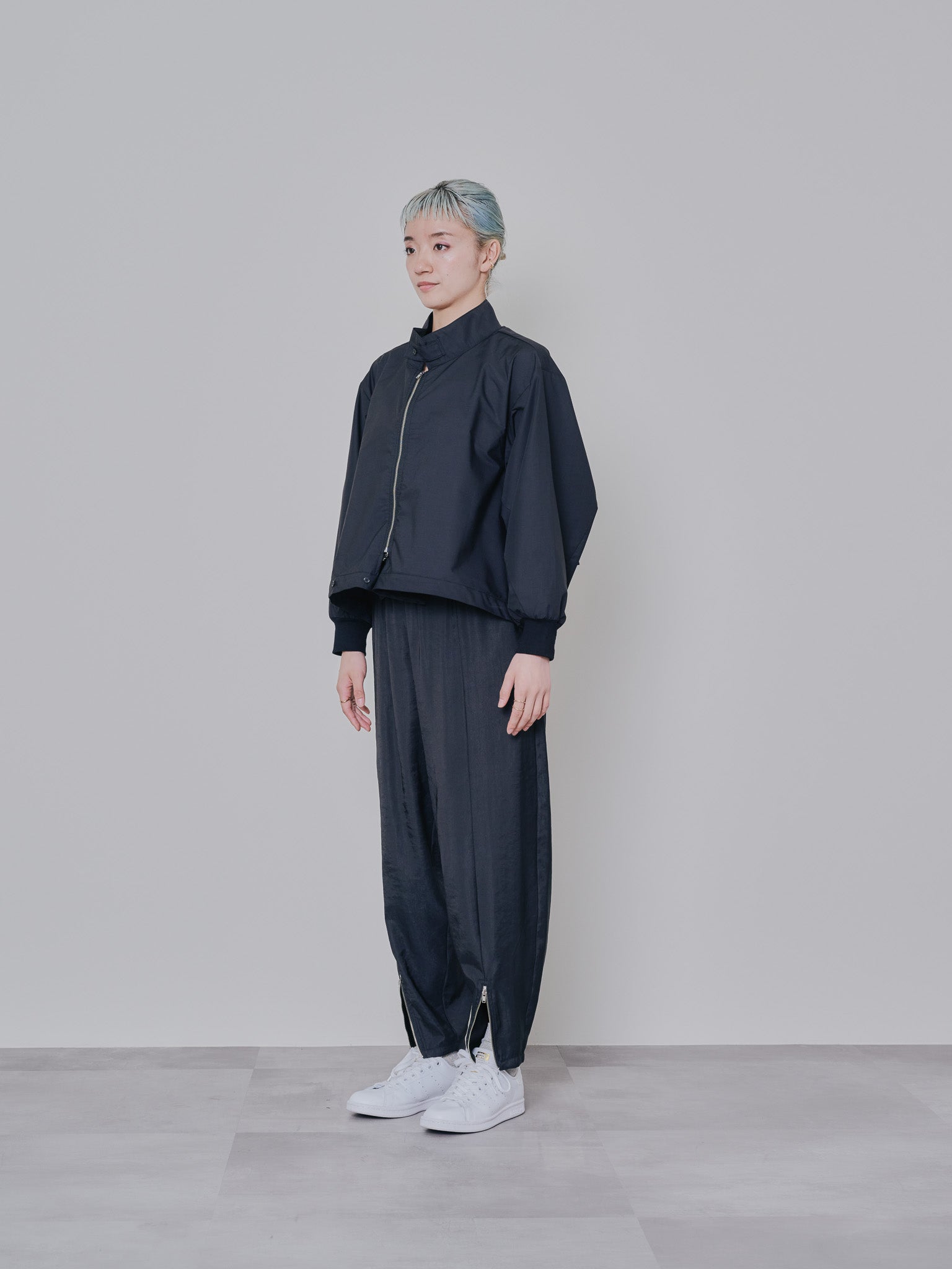 2WAY MA-1シャツ [601277] black