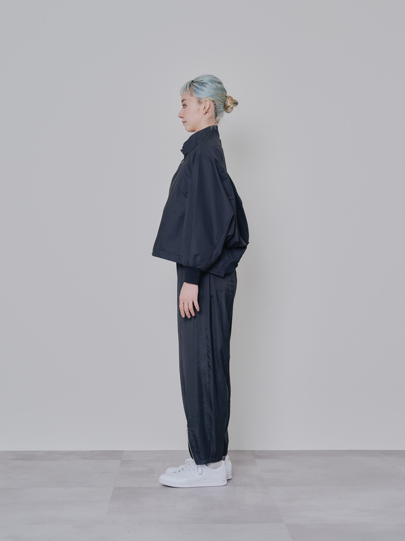 2WAY MA-1シャツ [601277] black