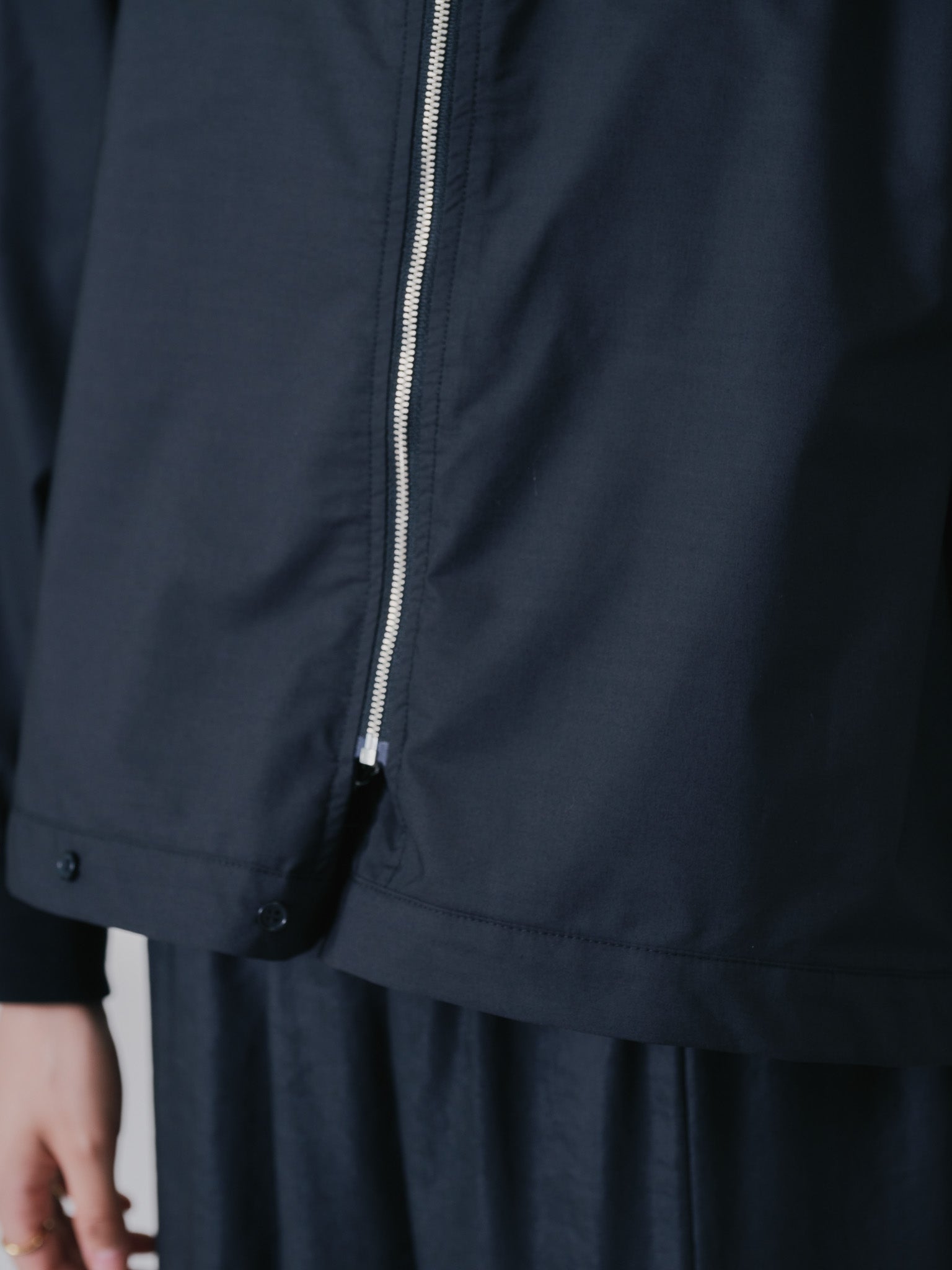 2WAY MA-1シャツ [601277] black