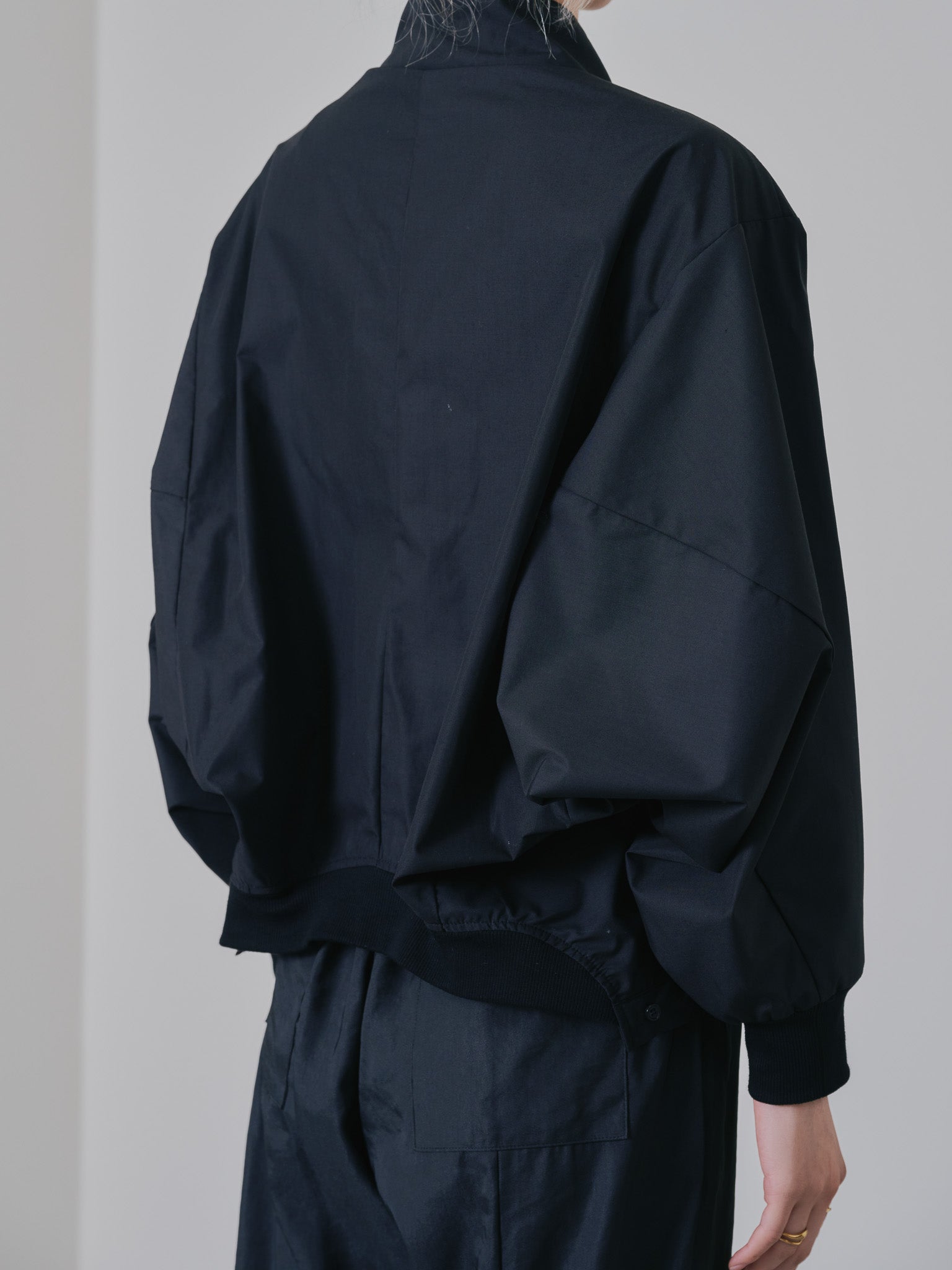 2WAY MA-1シャツ [601277] black