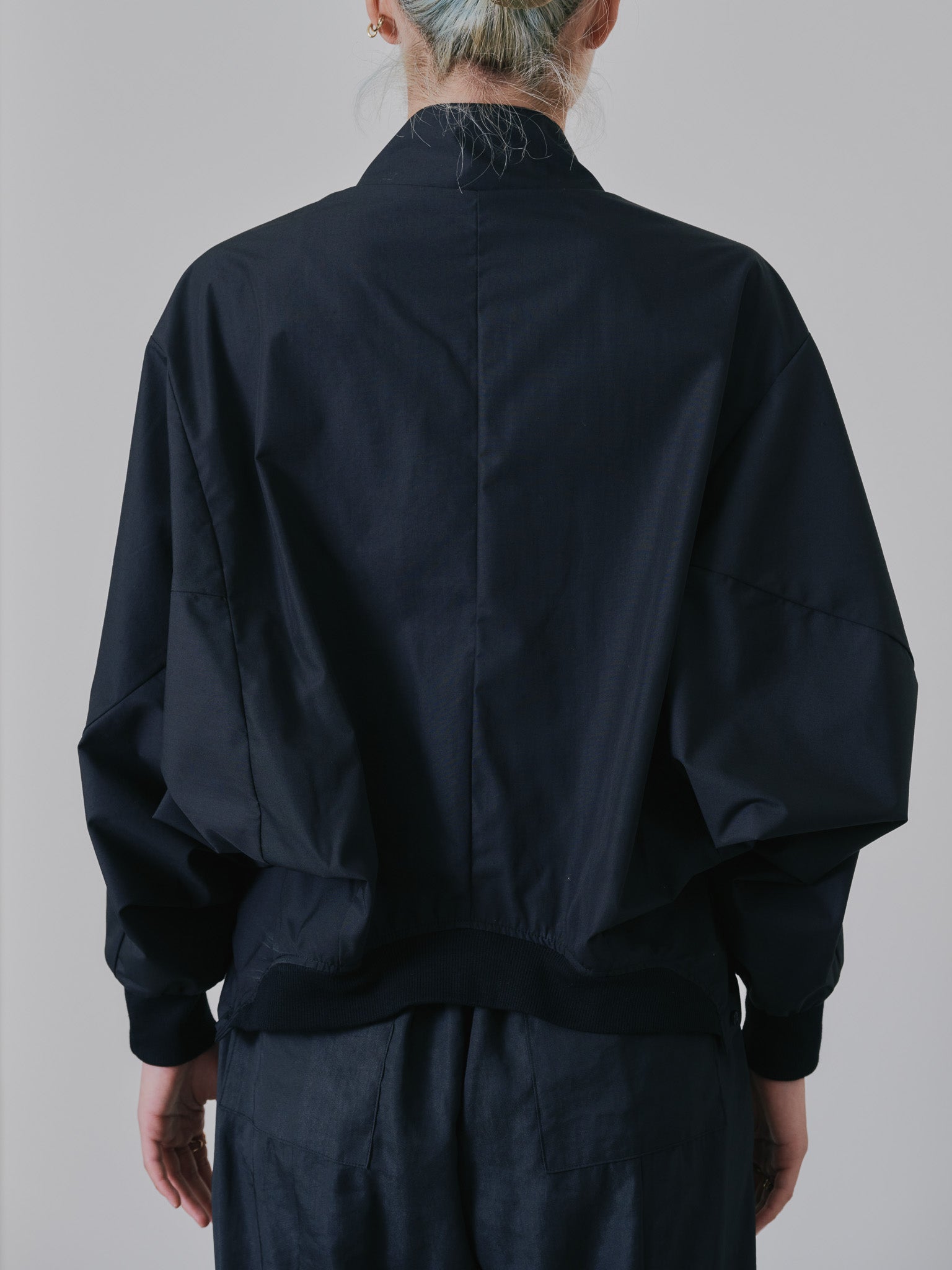 2WAY MA-1シャツ [601277] black