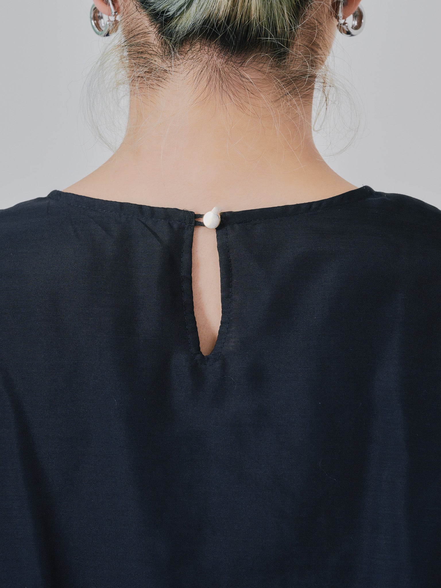 ケープライクシアーチュニックブラウス [603329] black
