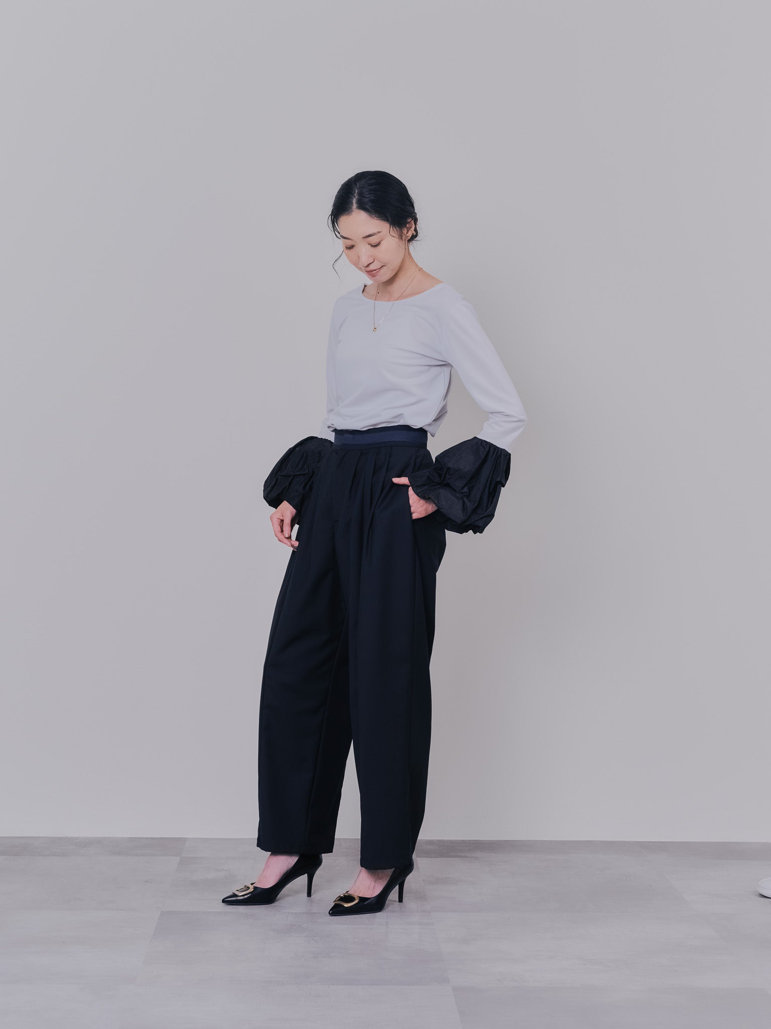 マーベストライクタックボリュームパンツ [601376] black