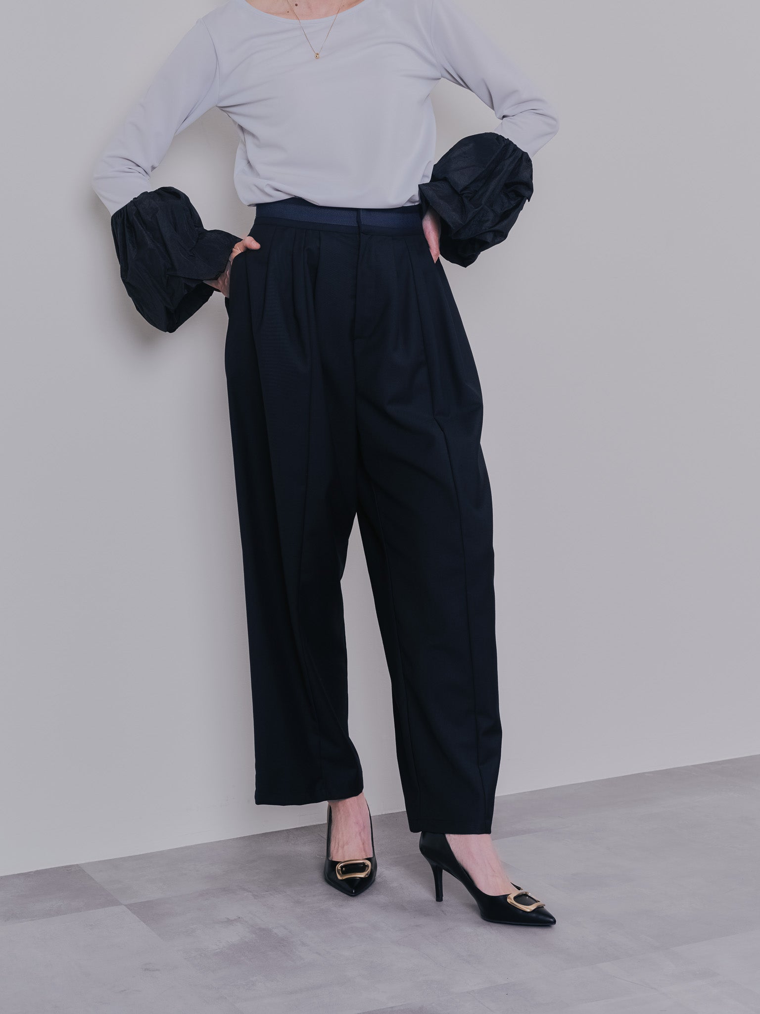 マーベストライクタックボリュームパンツ [601376] black