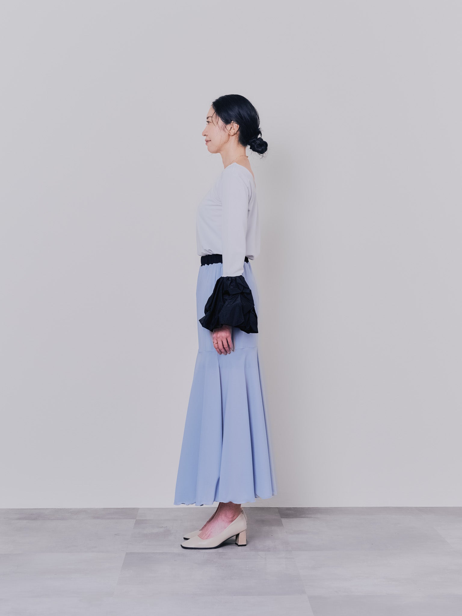 リバーシブルシアースカート [601374] blue