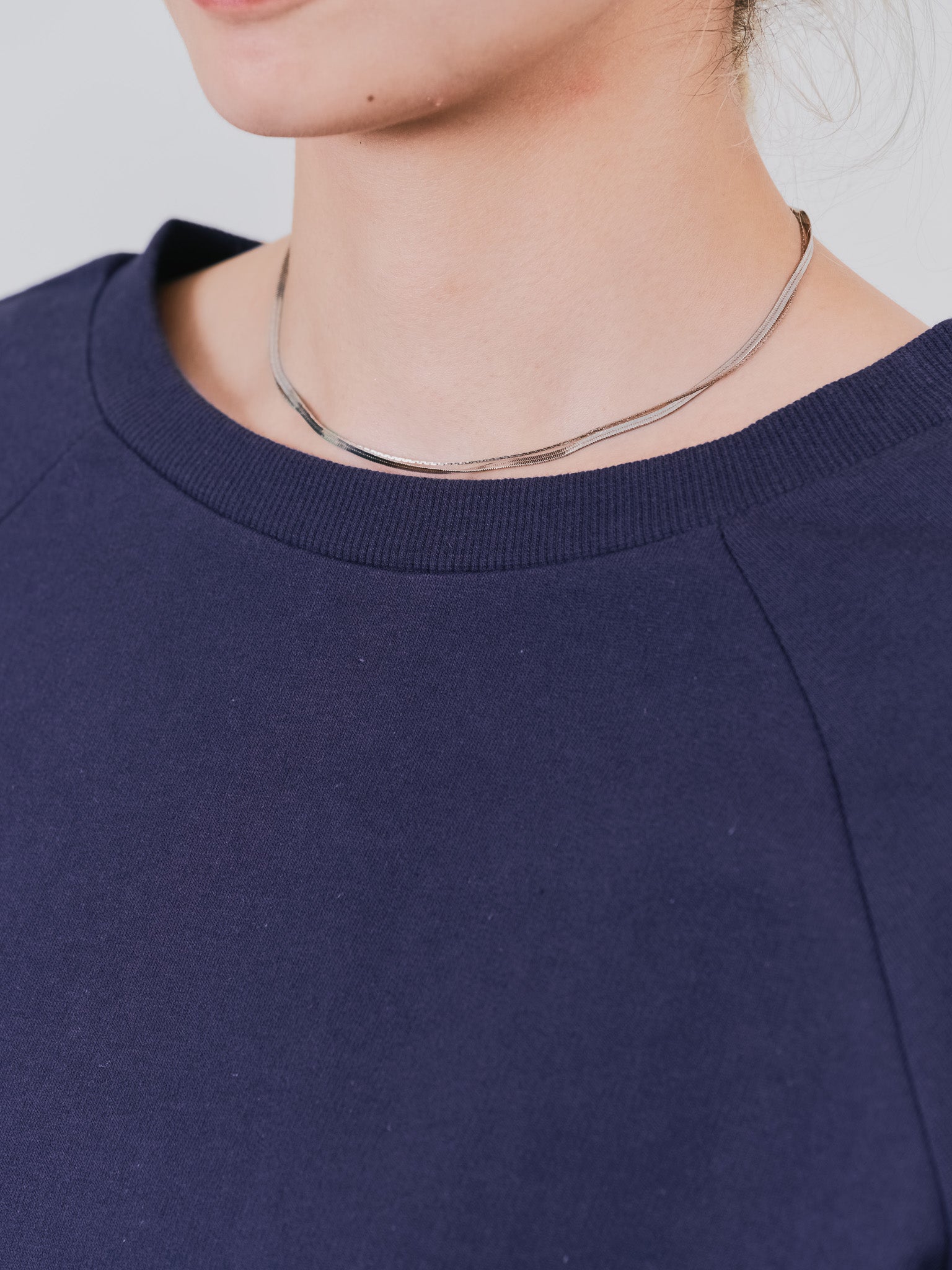 バックストライプトップス [601353] navy