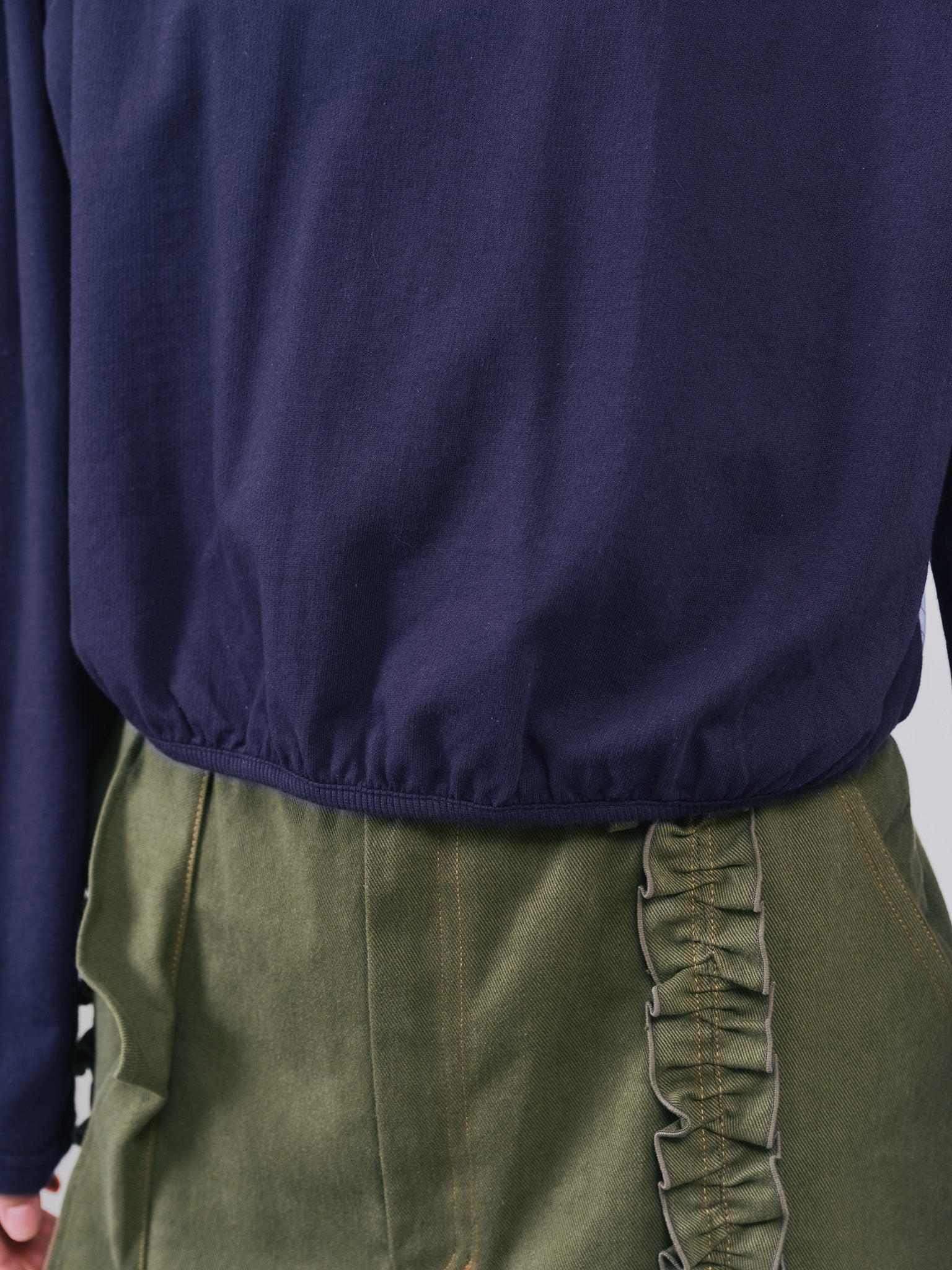 バックストライプトップス [601353] navy