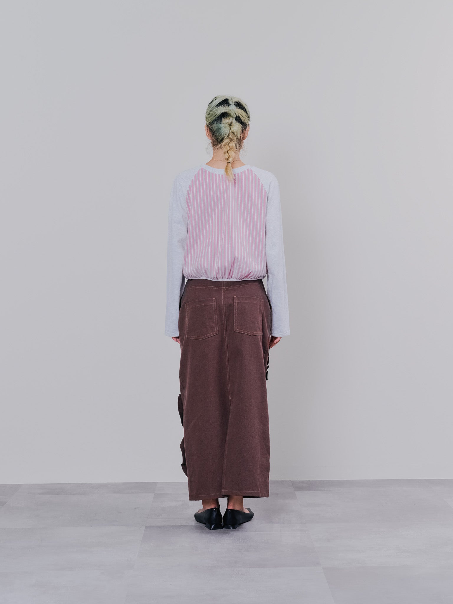 バックストライプトップス [601353] off