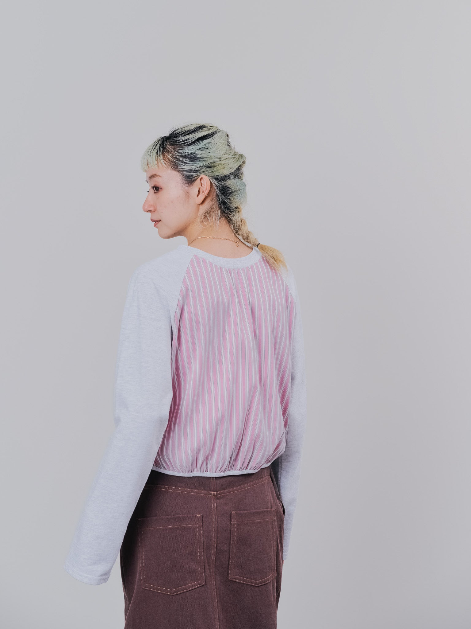 【TIME SALE 10/21 17:00まで!!】バックストライプトップス [601353] off