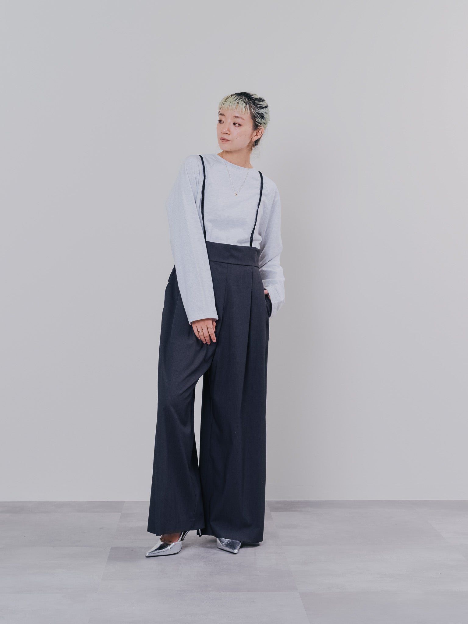 バックストライプトップス [601353] off