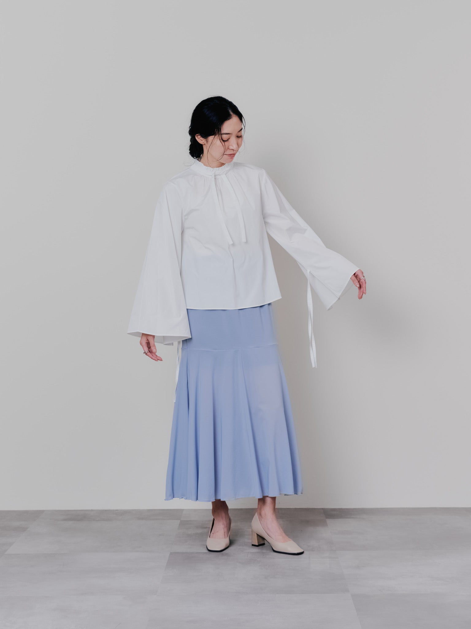 リバーシブルシアースカート [601374] blue