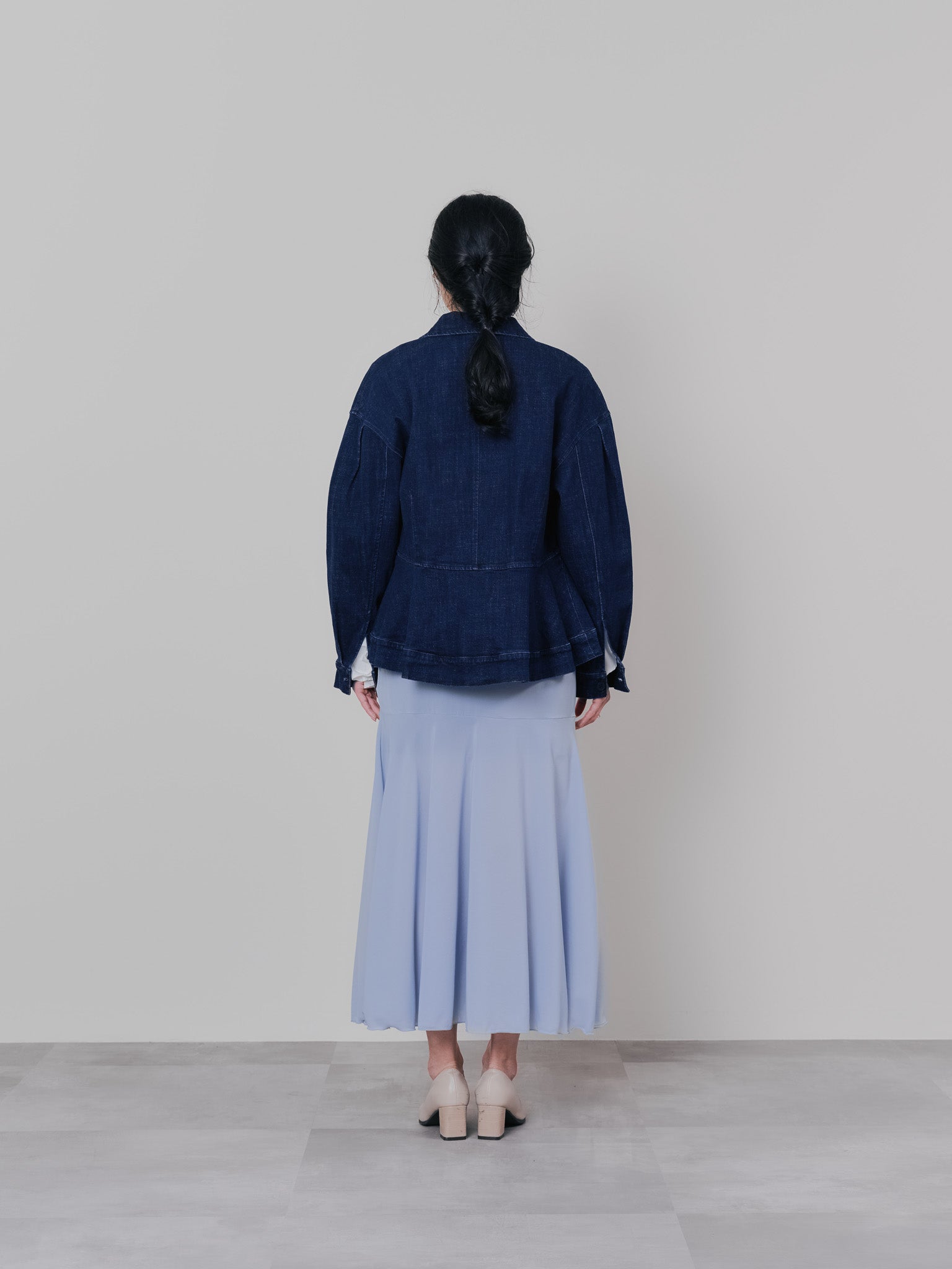 リバーシブルシアースカート [601374] blue