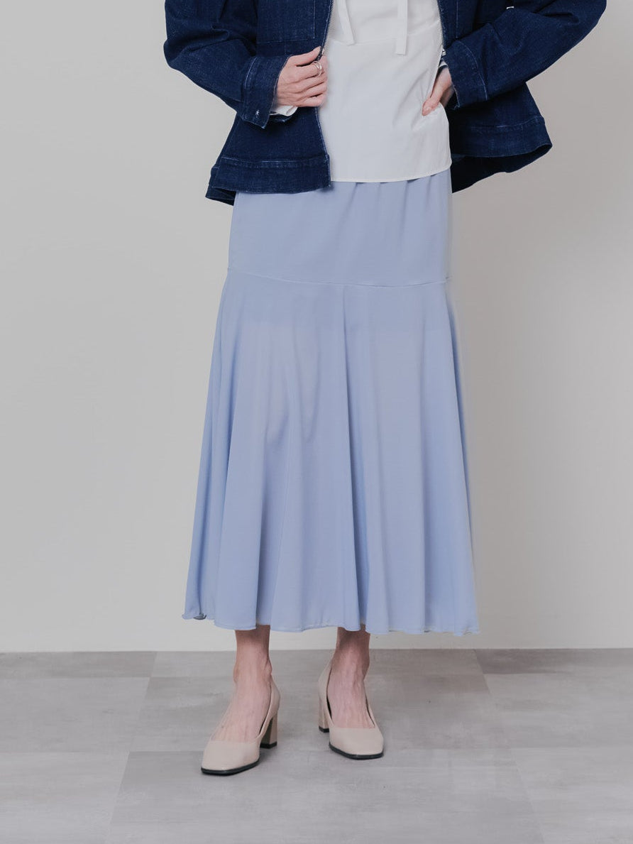 【TIME SALE 11/4まで!!】リバーシブルシアースカート [601374] blue