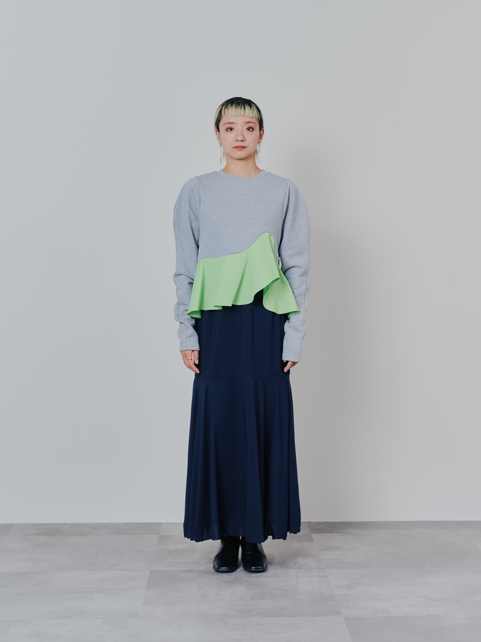 リバーシブルシアースカート [601374] navy