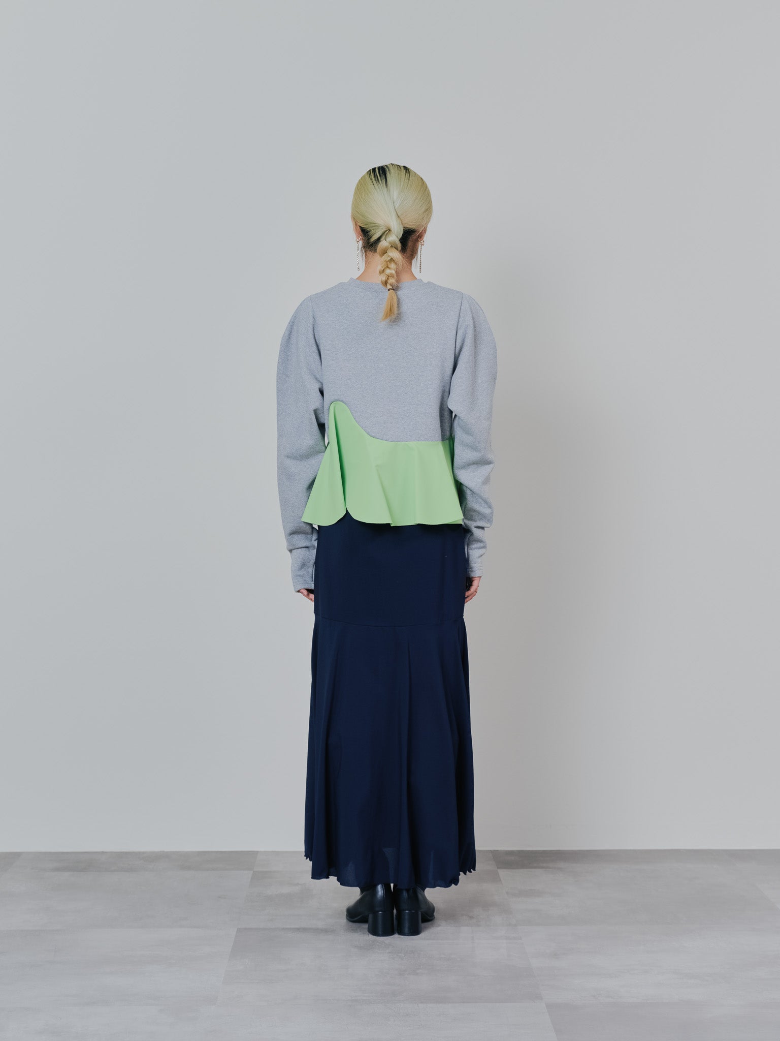 リバーシブルシアースカート [601374] navy