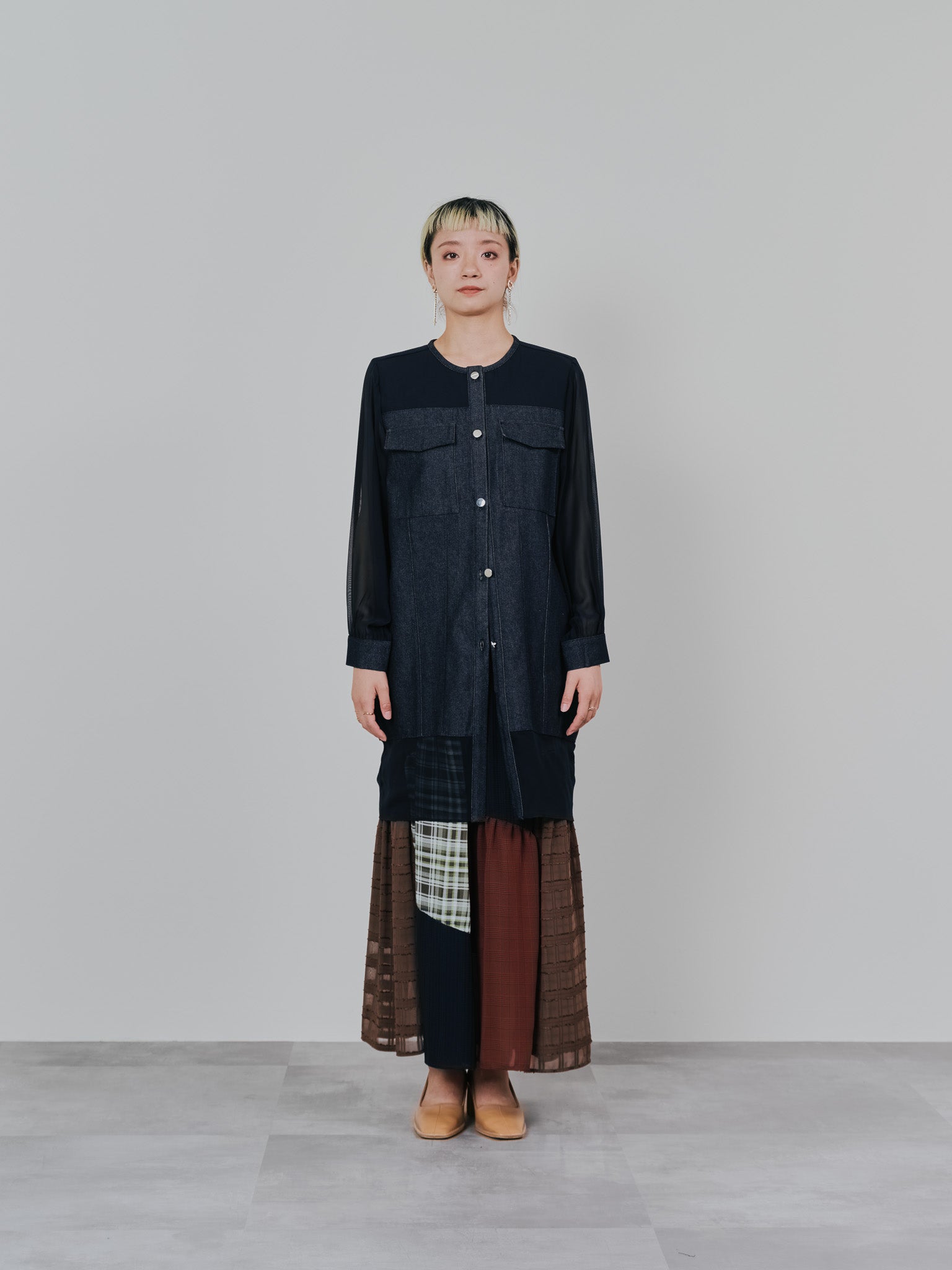チュニックシアーGジャン [601368] black