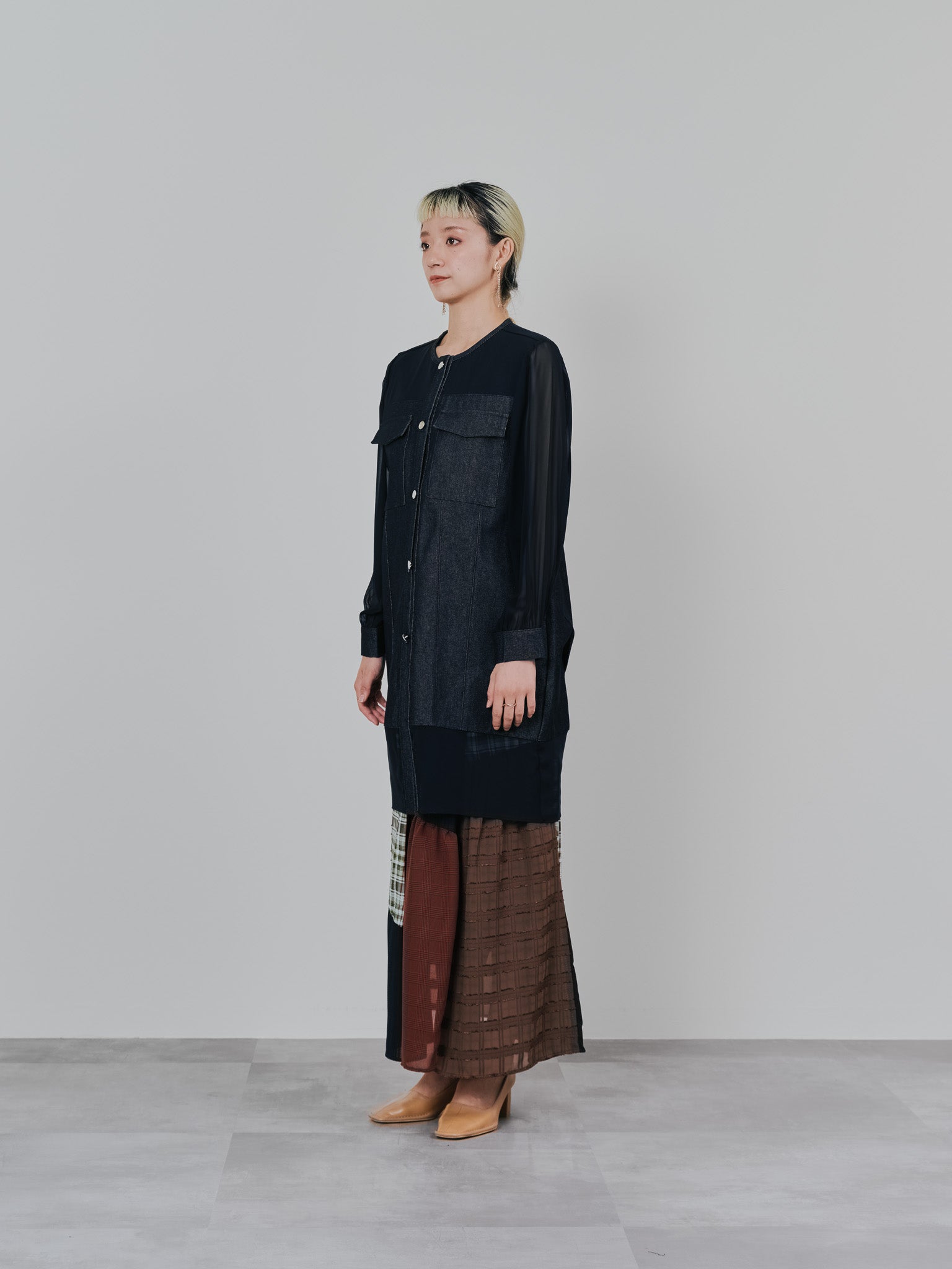チュニックシアーGジャン [601368] black