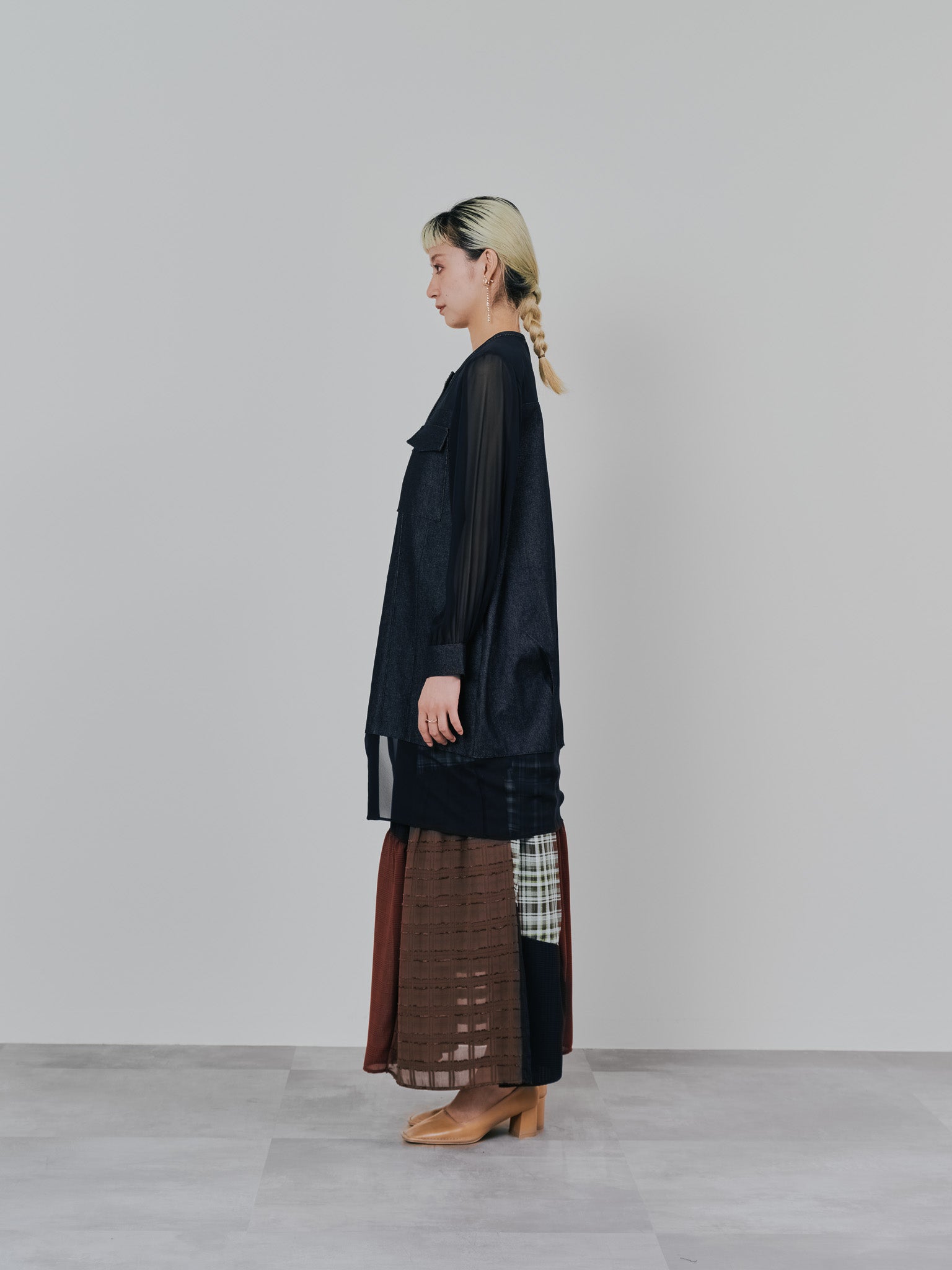 チュニックシアーGジャン [601368] black