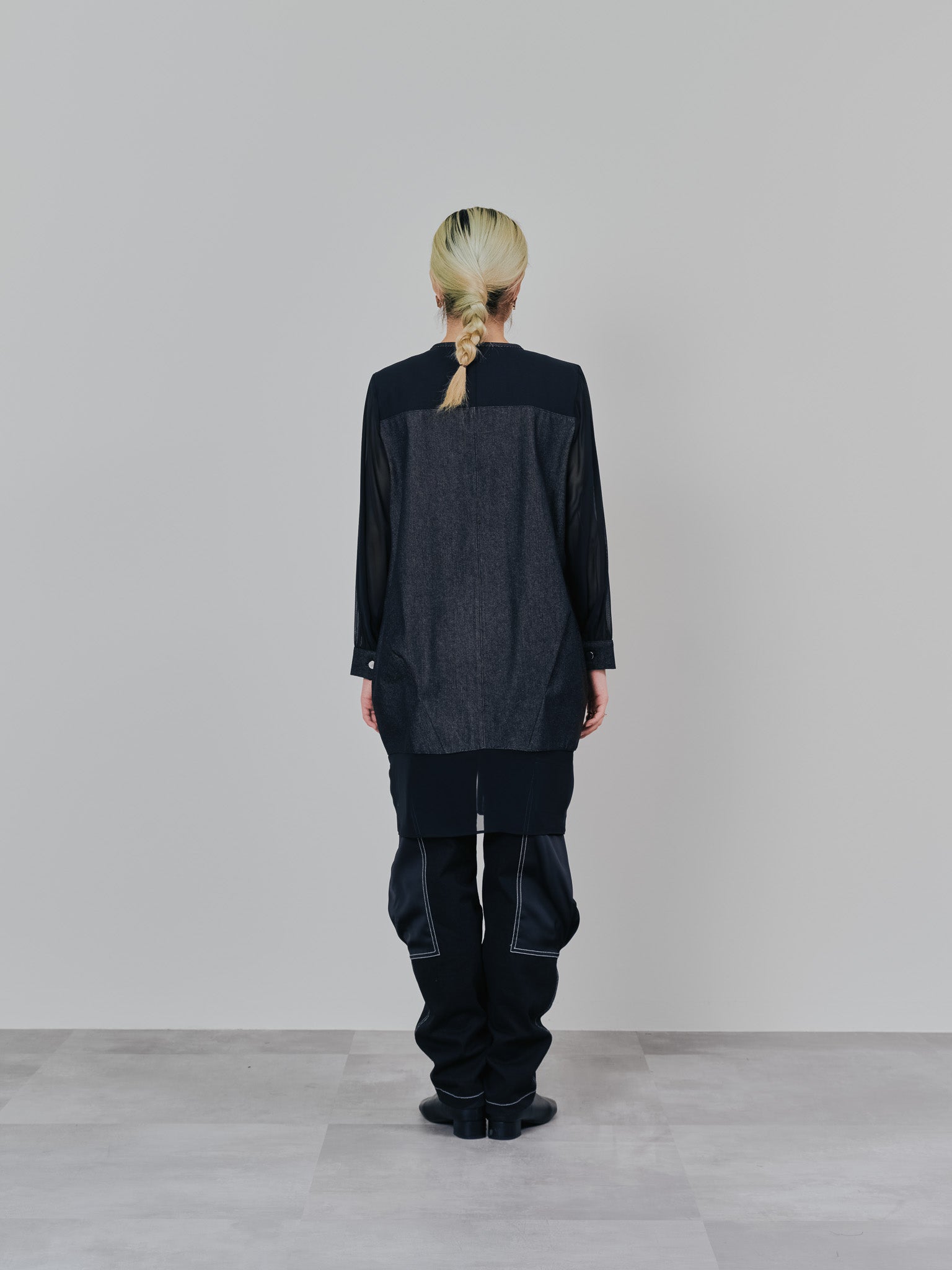 チュニックシアーGジャン [601368] black