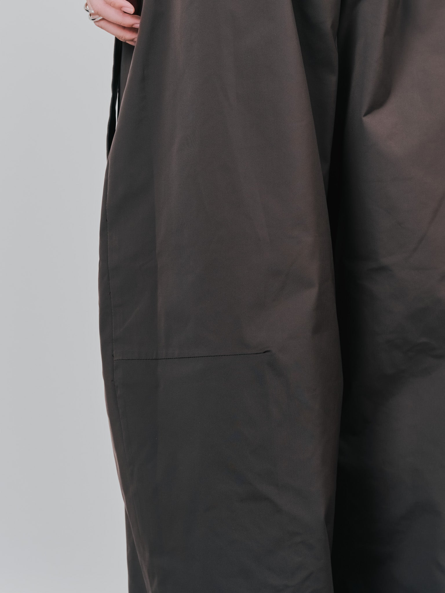 ラップライクサイドカーブパンツ [608318] brown