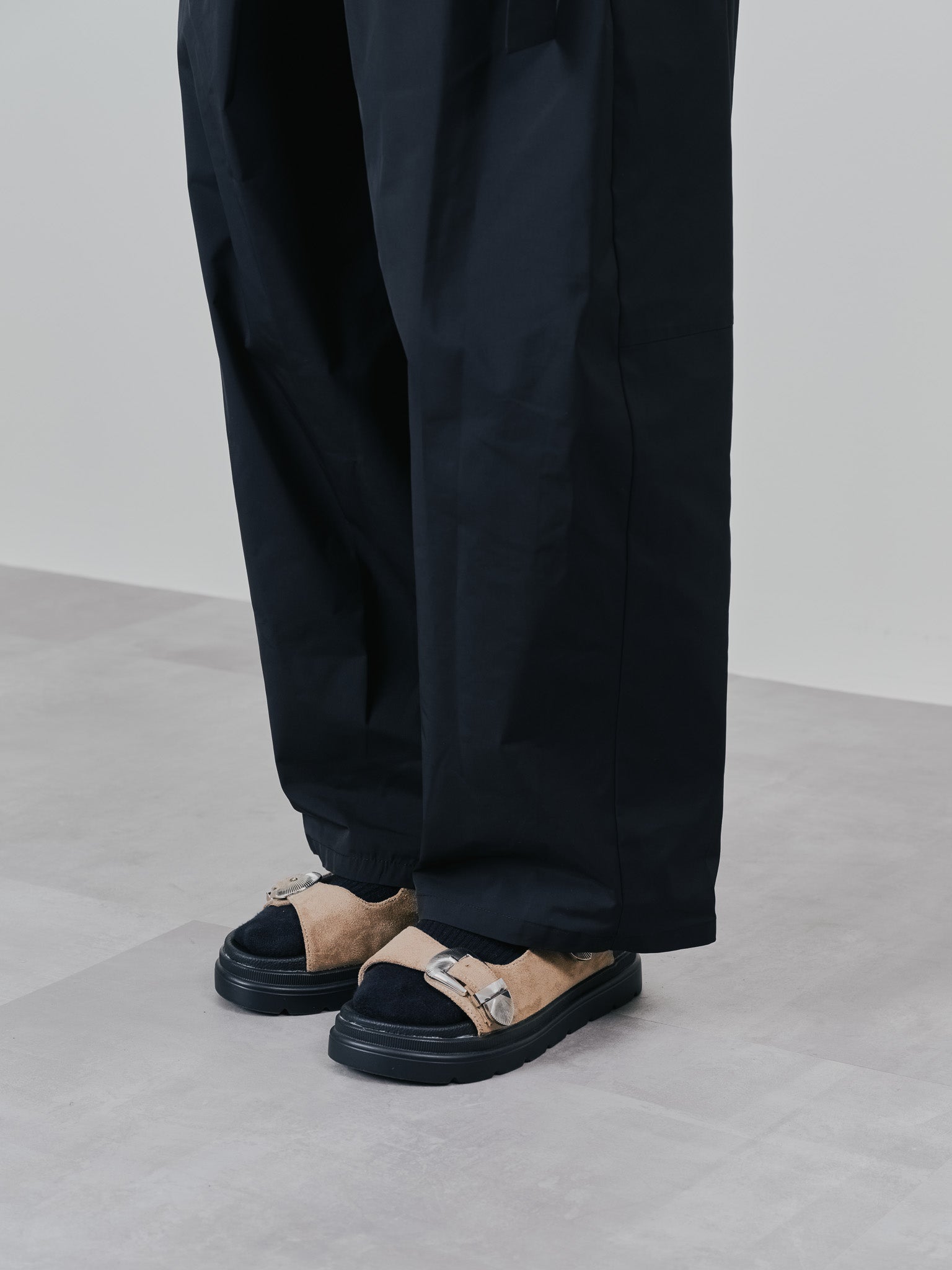 ラップライクサイドカーブパンツ [608318] black