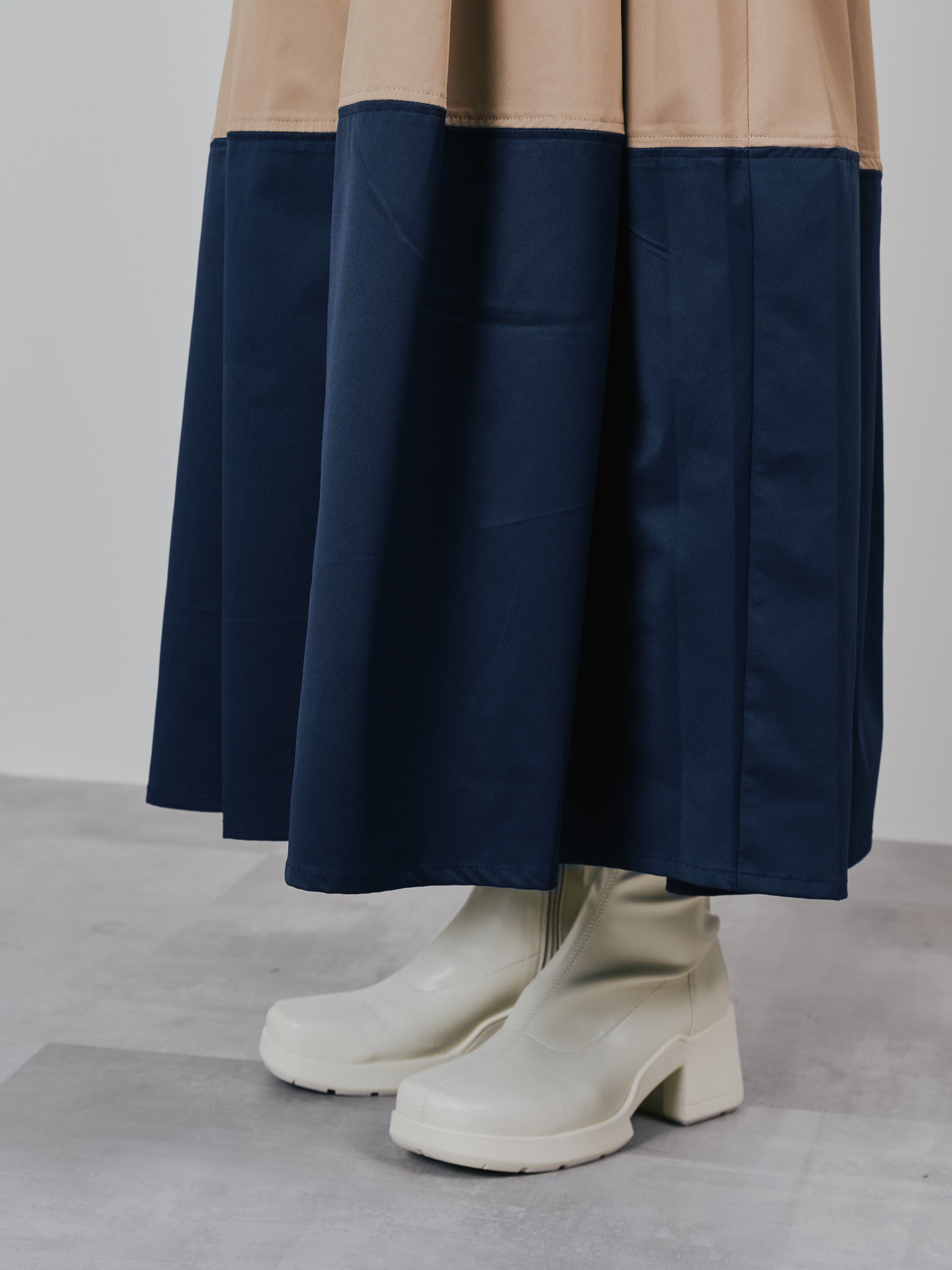 【SALE】ショルダータックボリュームワンピース [601455] camel