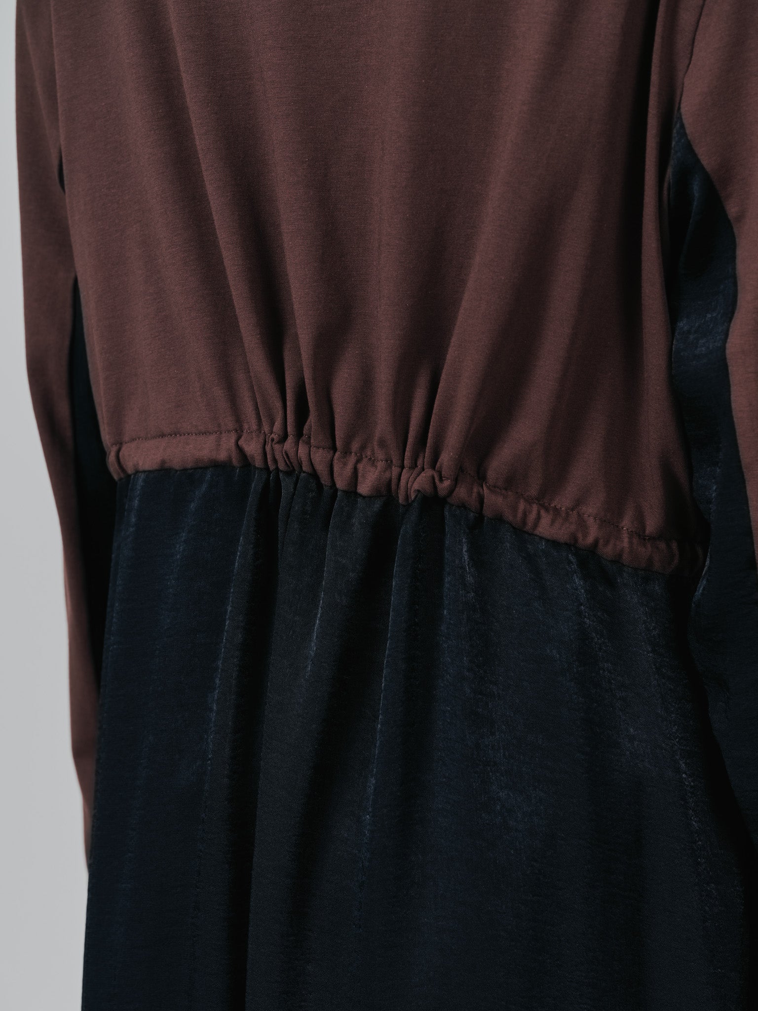 箔プリントカットソーワンピース [601416] brown