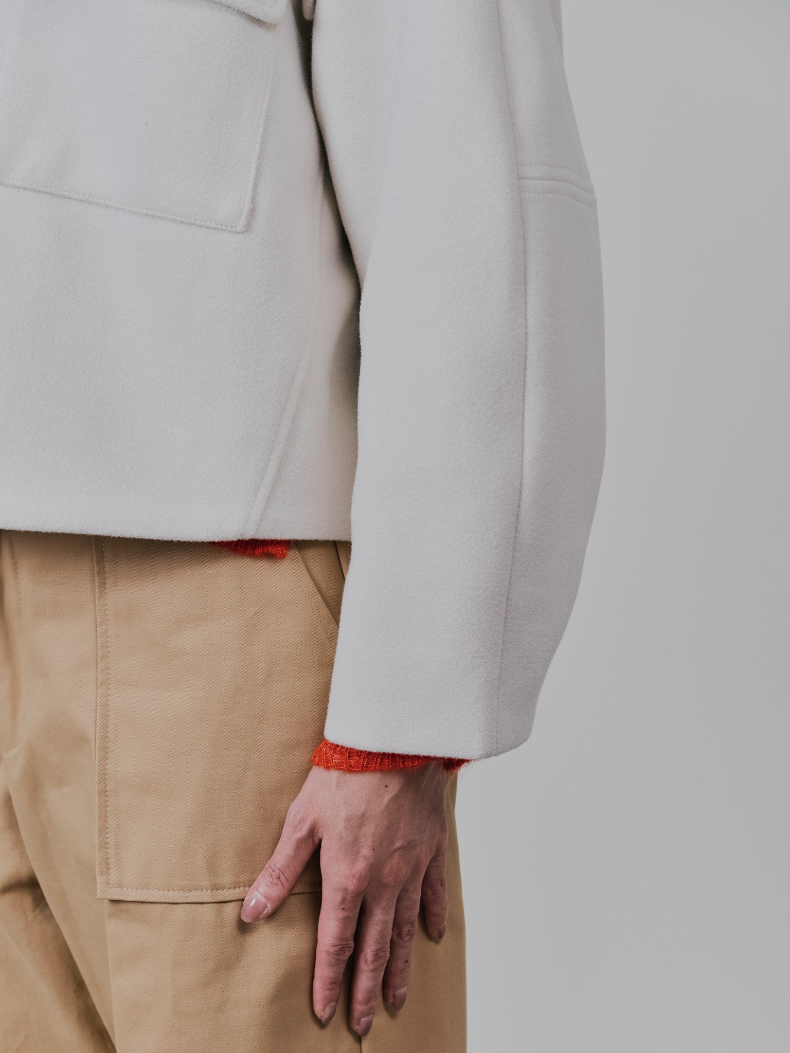 【-PRE SALE- 12/15 18:00まで!!】2WAY配色カラーCPOジャケット [605545] off