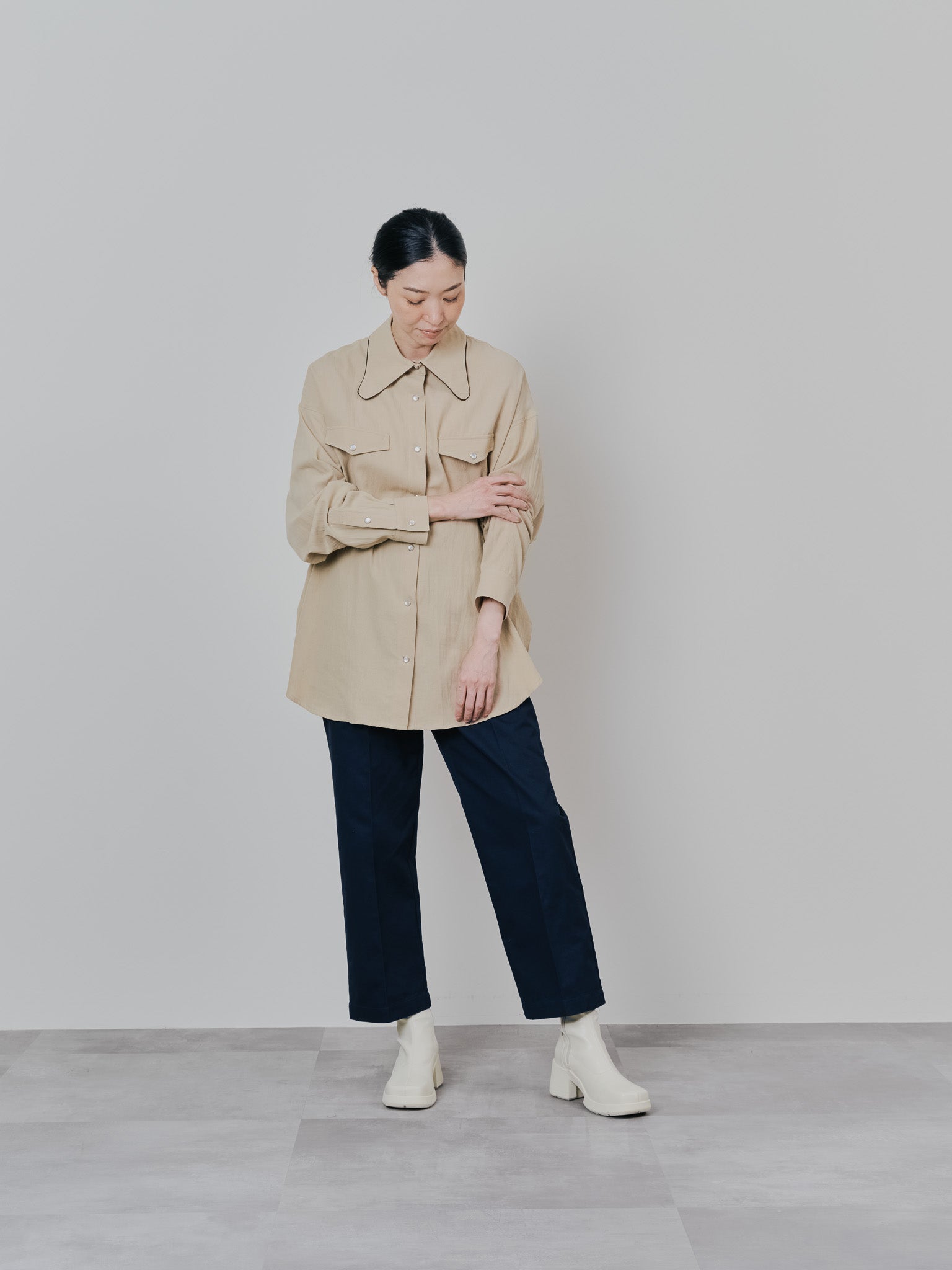 チノベイカーパンツ [605553] navy