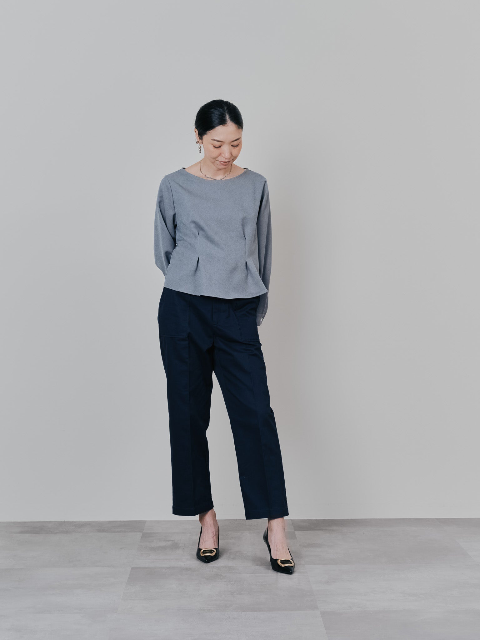 チノベイカーパンツ [605553] navy