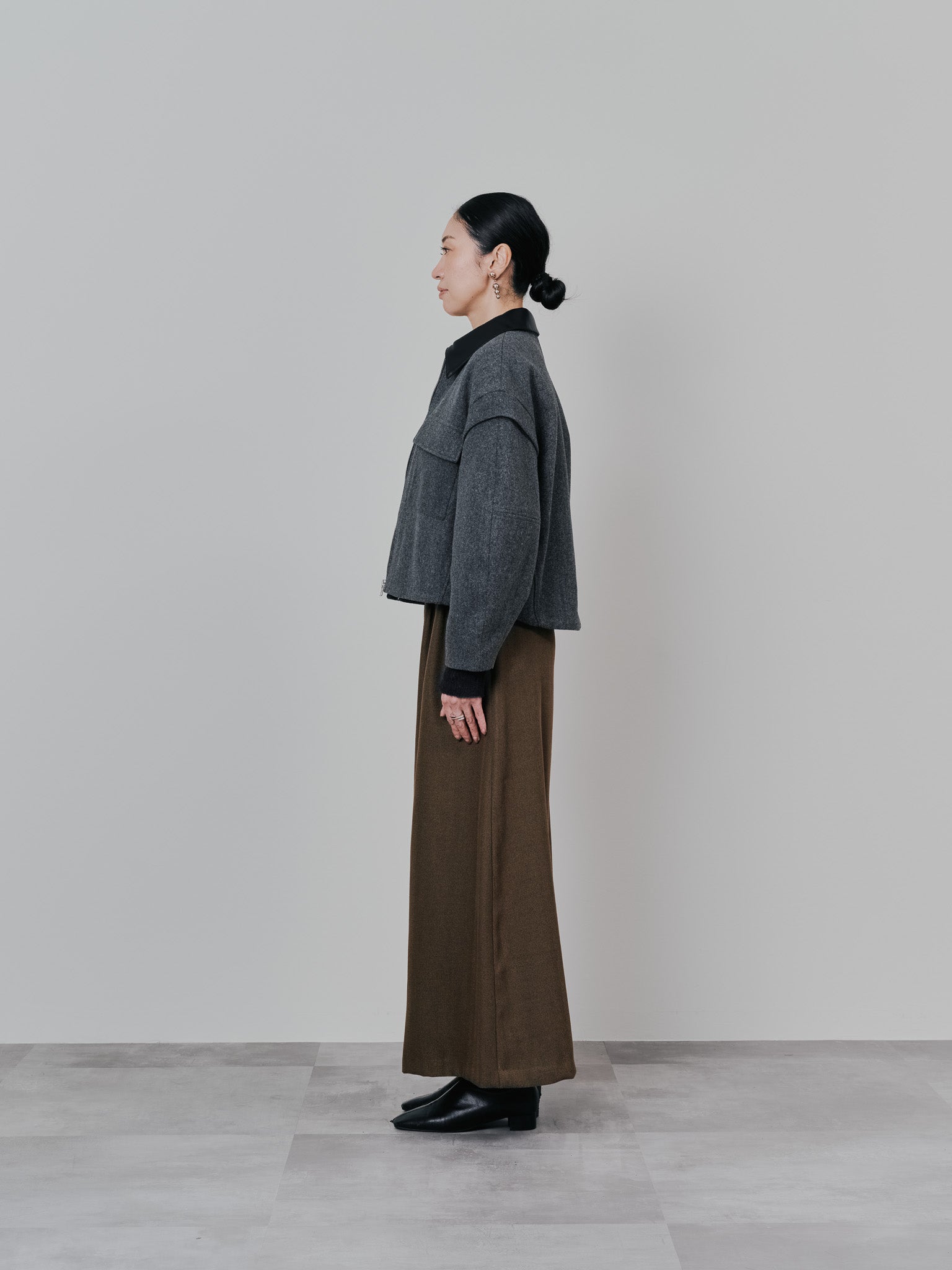【-PRE SALE- 12/15 18:00まで!!】2WAY配色カラーCPOジャケット [605545] charcoal
