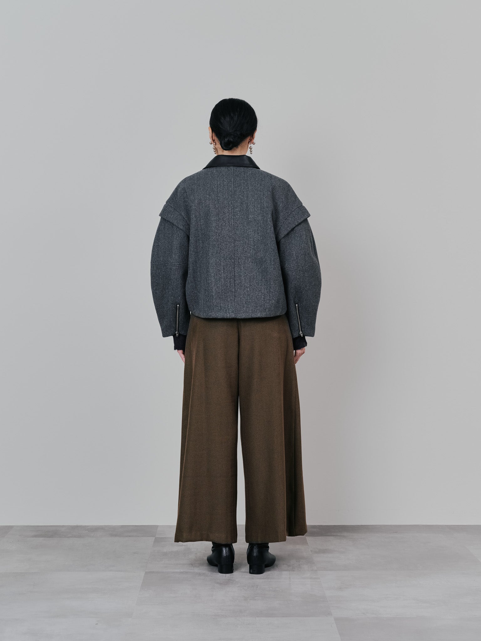 【-PRE SALE- 12/15 18:00まで!!】2WAY配色カラーCPOジャケット [605545] charcoal