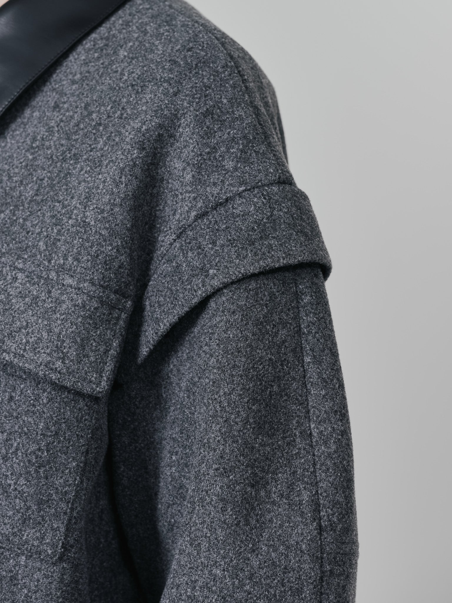 【-PRE SALE- 12/15 18:00まで!!】2WAY配色カラーCPOジャケット [605545] charcoal