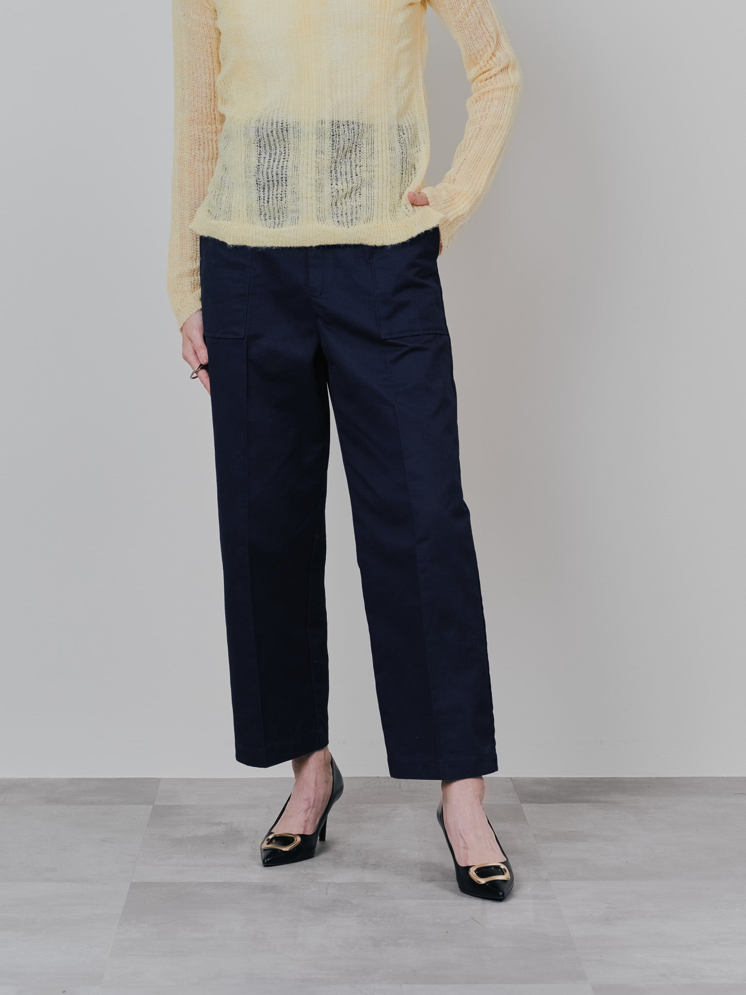 チノベイカーパンツ [605553] navy
